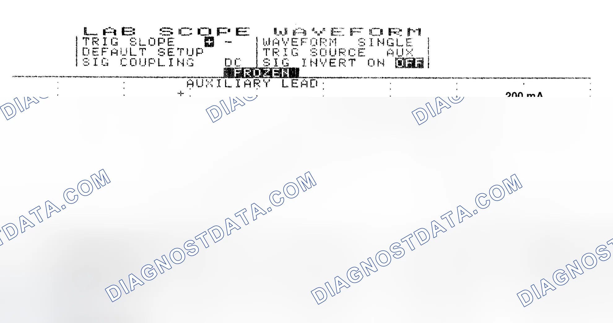 Scheme 13: Single Injector w/Normal Current Flow - Current Pattern