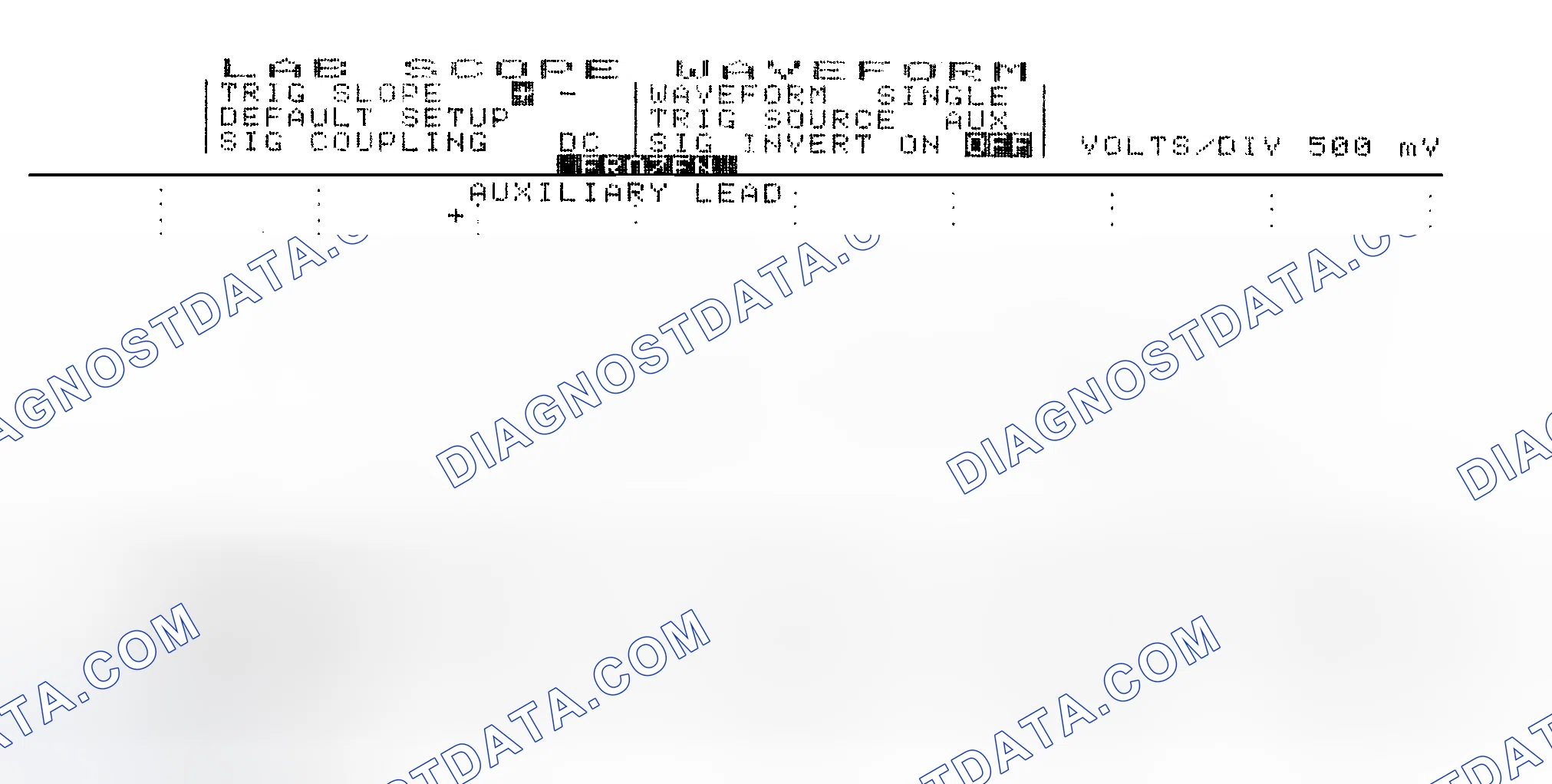 Scheme 14: Single Injector w/Excessive Current Flow - Current Pattern