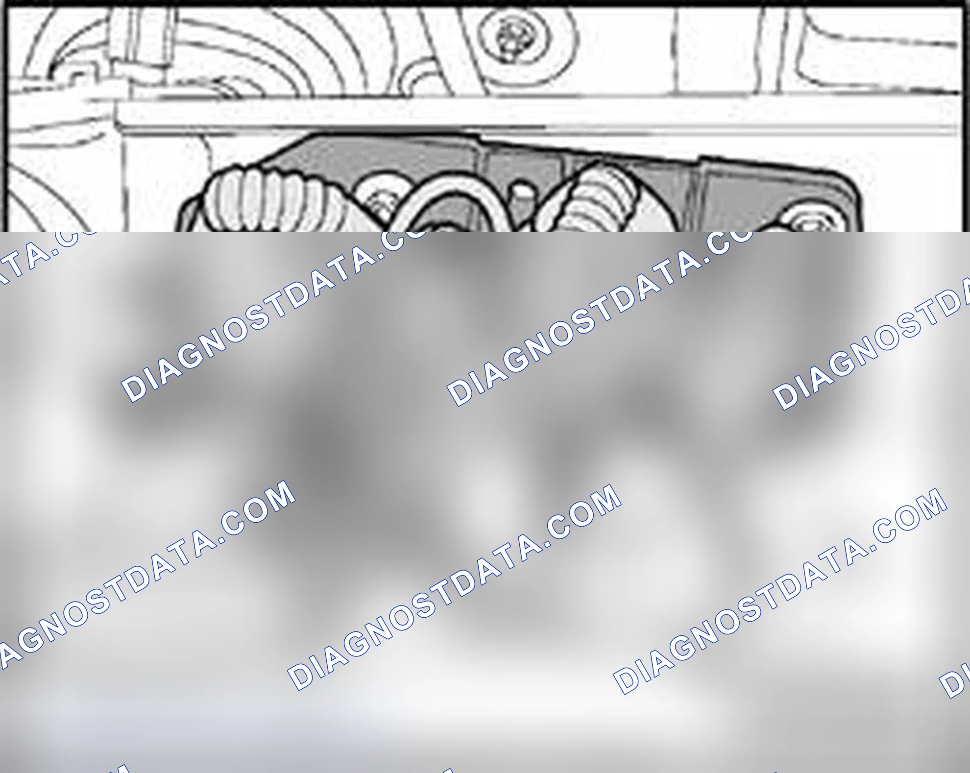 Scheme 495: Identification of connector bracket - right side of vehicle