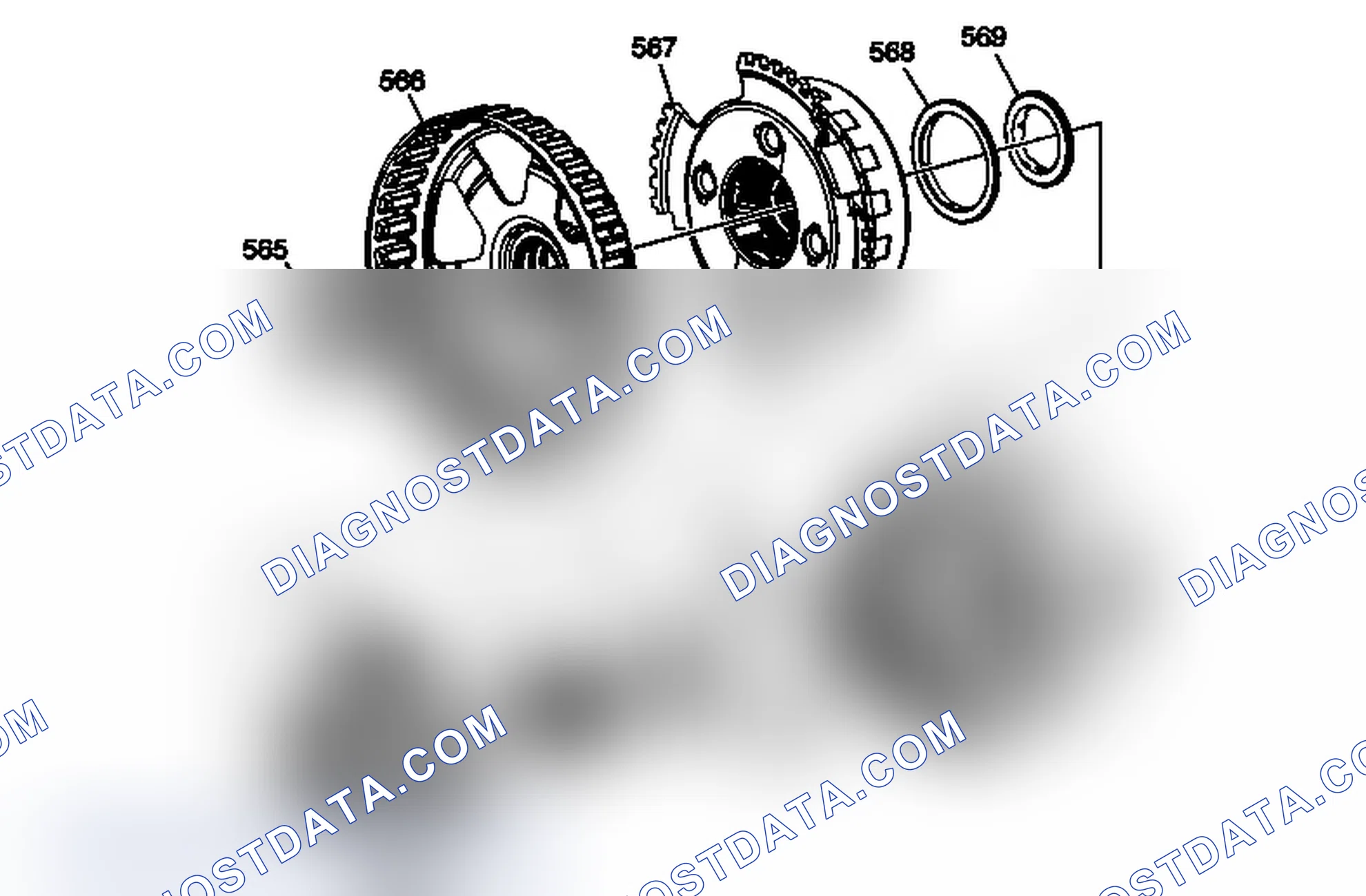 Scheme 236: Input, Output and Reaction Gearsets- 6T45/6T50