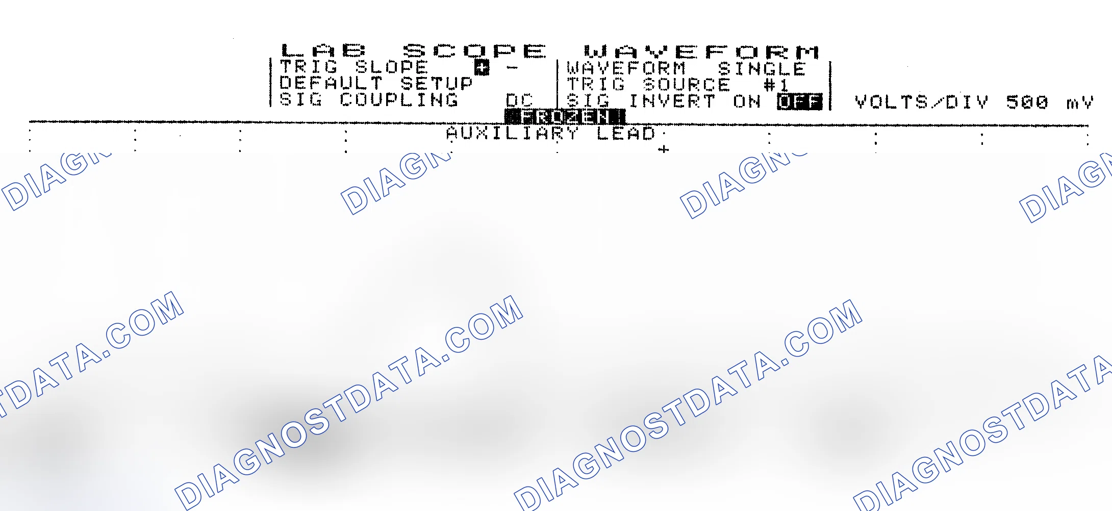 Scheme 10: Single Injector w/Excessive Current Flow - Current Pattern