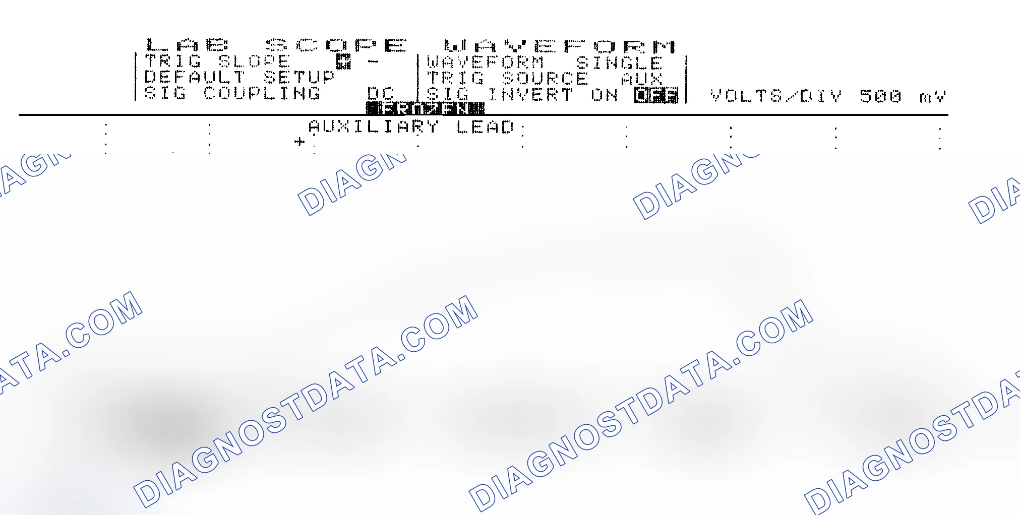 Scheme 14: Single Injector w/Excessive Current Flow - Current Pattern