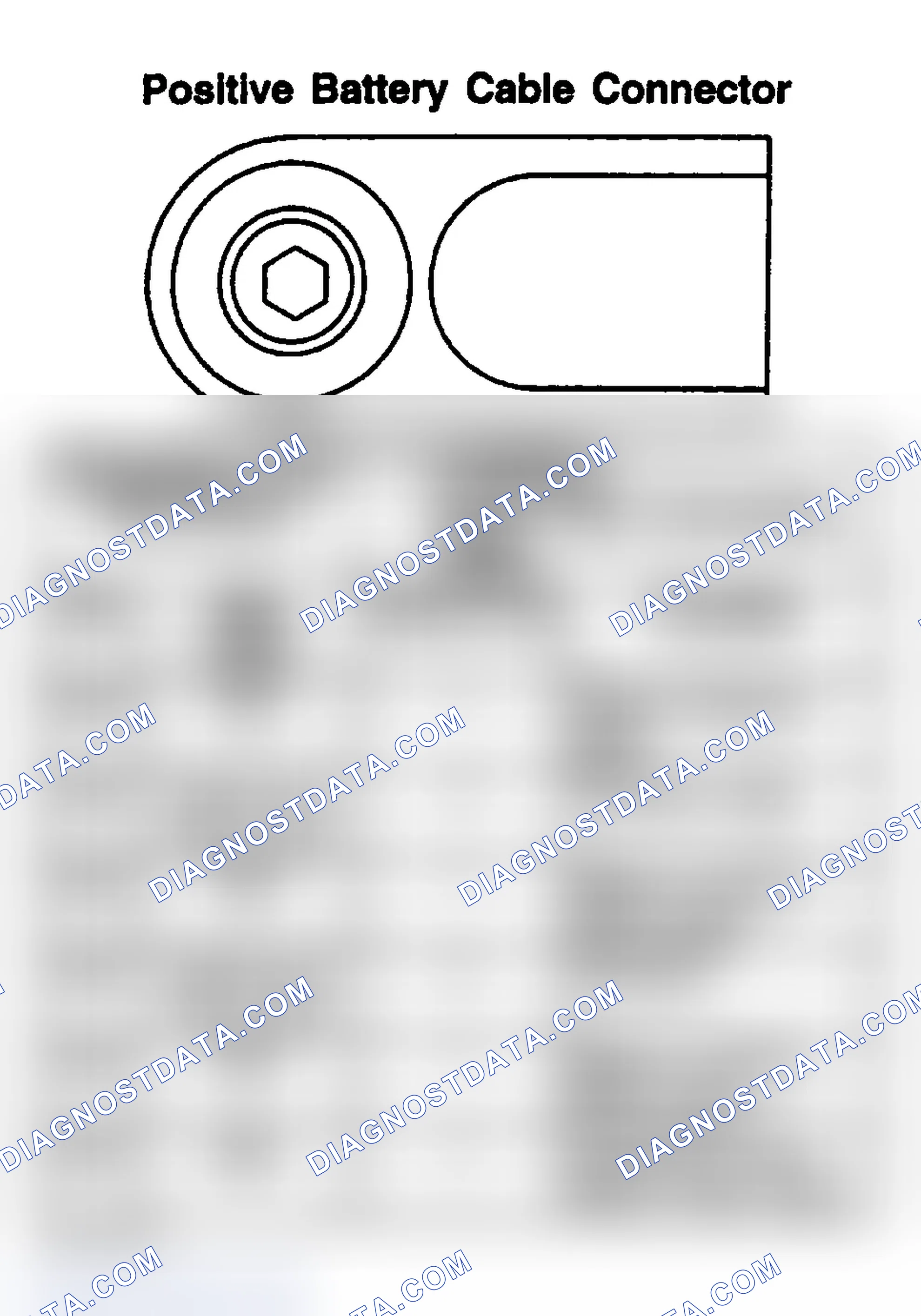 Scheme 125: POSITIVE BATTERY CABLE