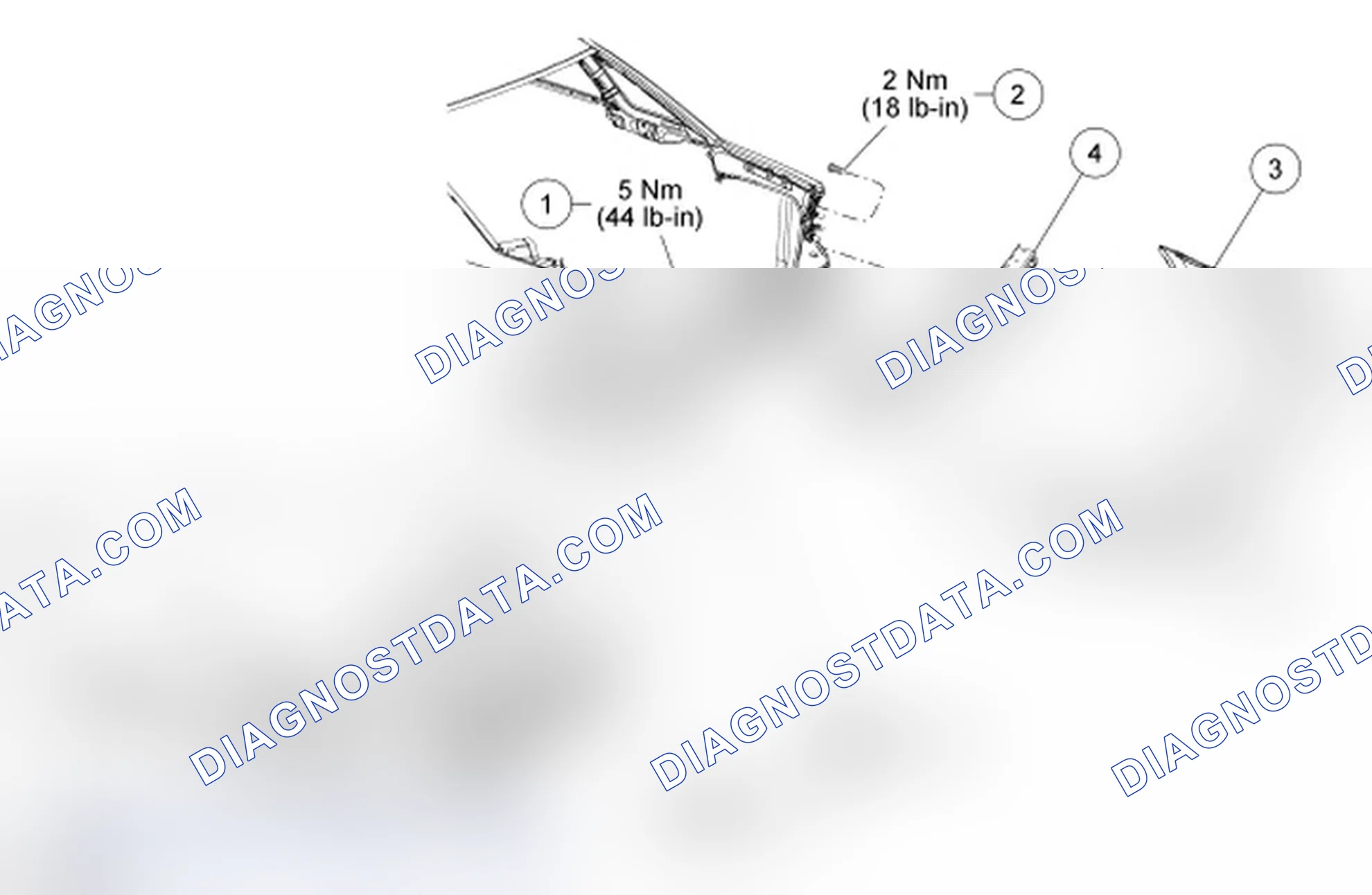 Scheme 98: Bumper - Exploded View, Rear