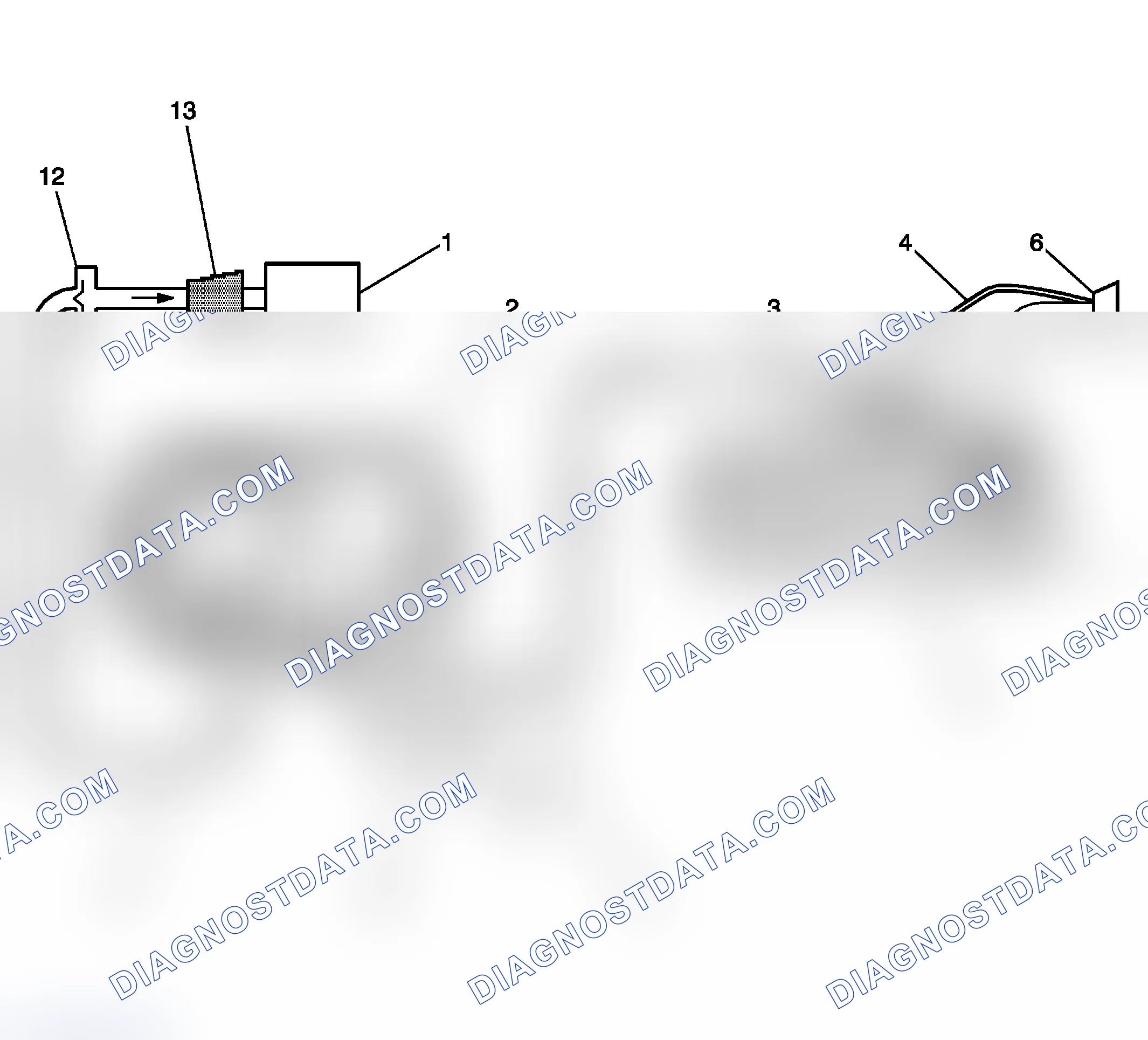 Scheme 152: Typical Evaporative Emission (EVAP) System Hose Routing Diagram