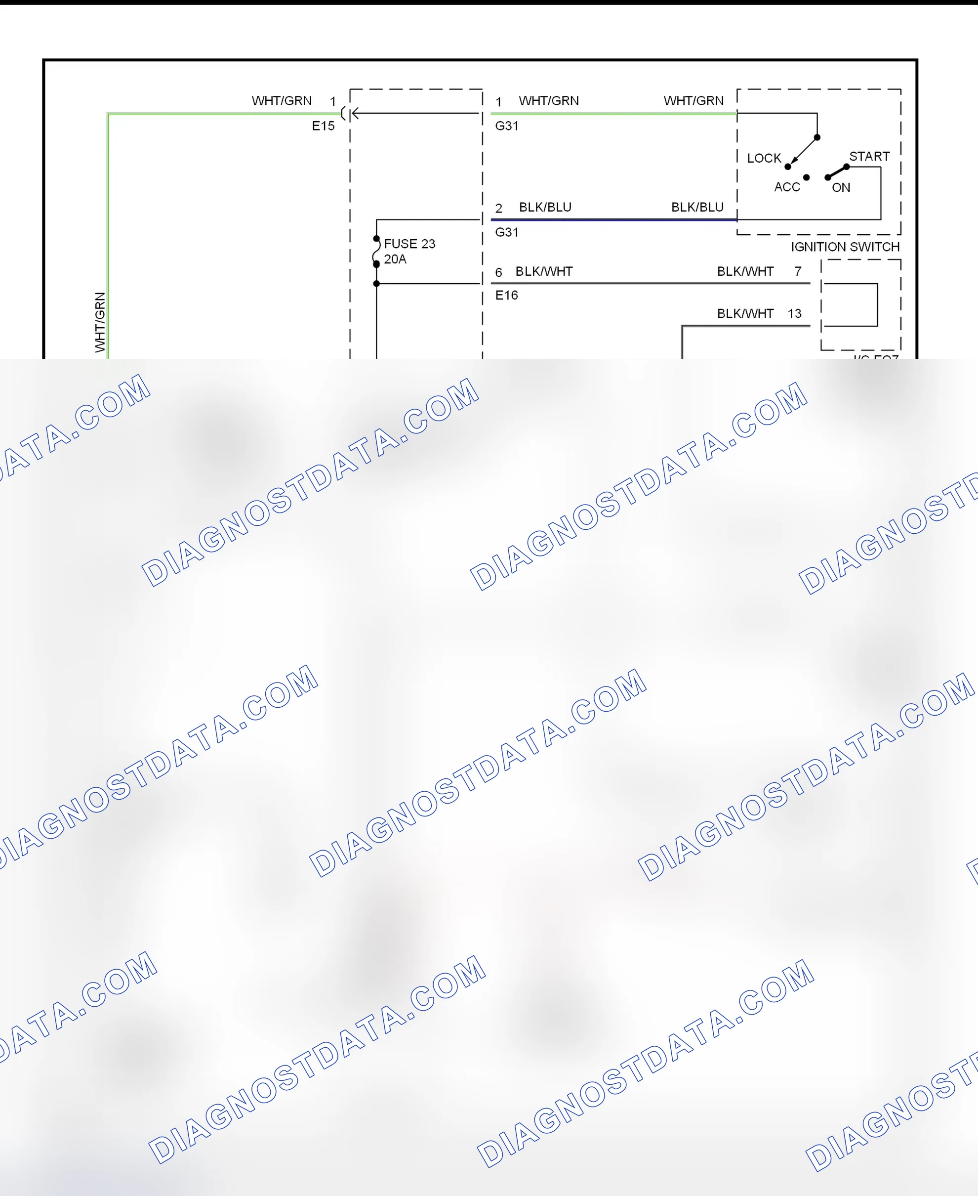 Scheme 13: Charging System Wiring Diagram (Esteem)