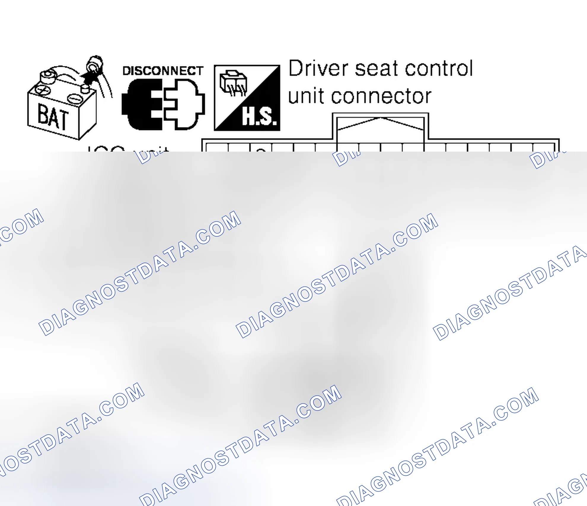 Scheme 456: Circuit Check Between ICC Unit and Driver Seat Control Unit