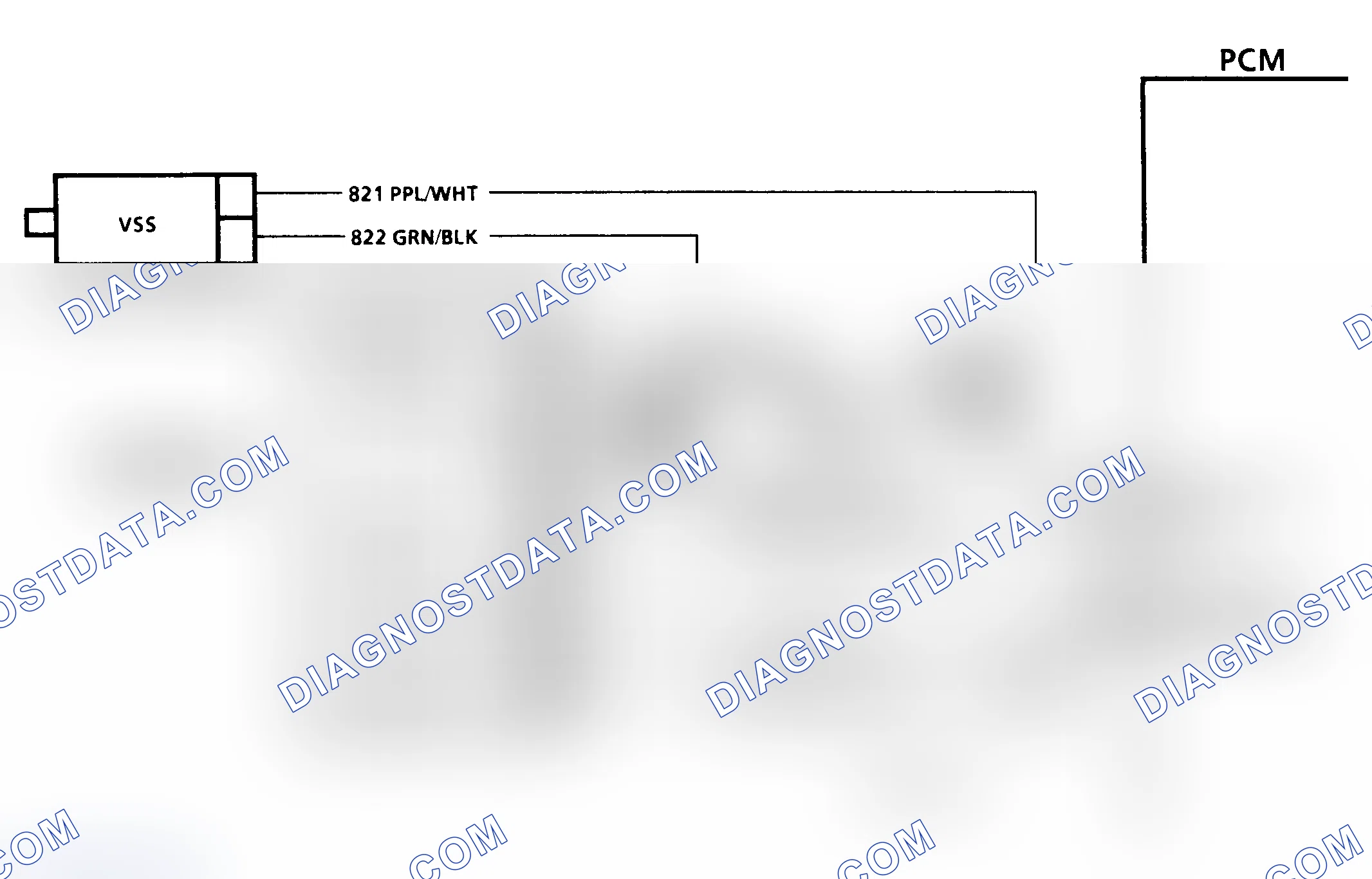 Scheme 221: CODE 16, Schematic, Trans. Output Speed (4.3L S & T Series Util. W/ M/T; 4.3L W/ 4L60E Trans.