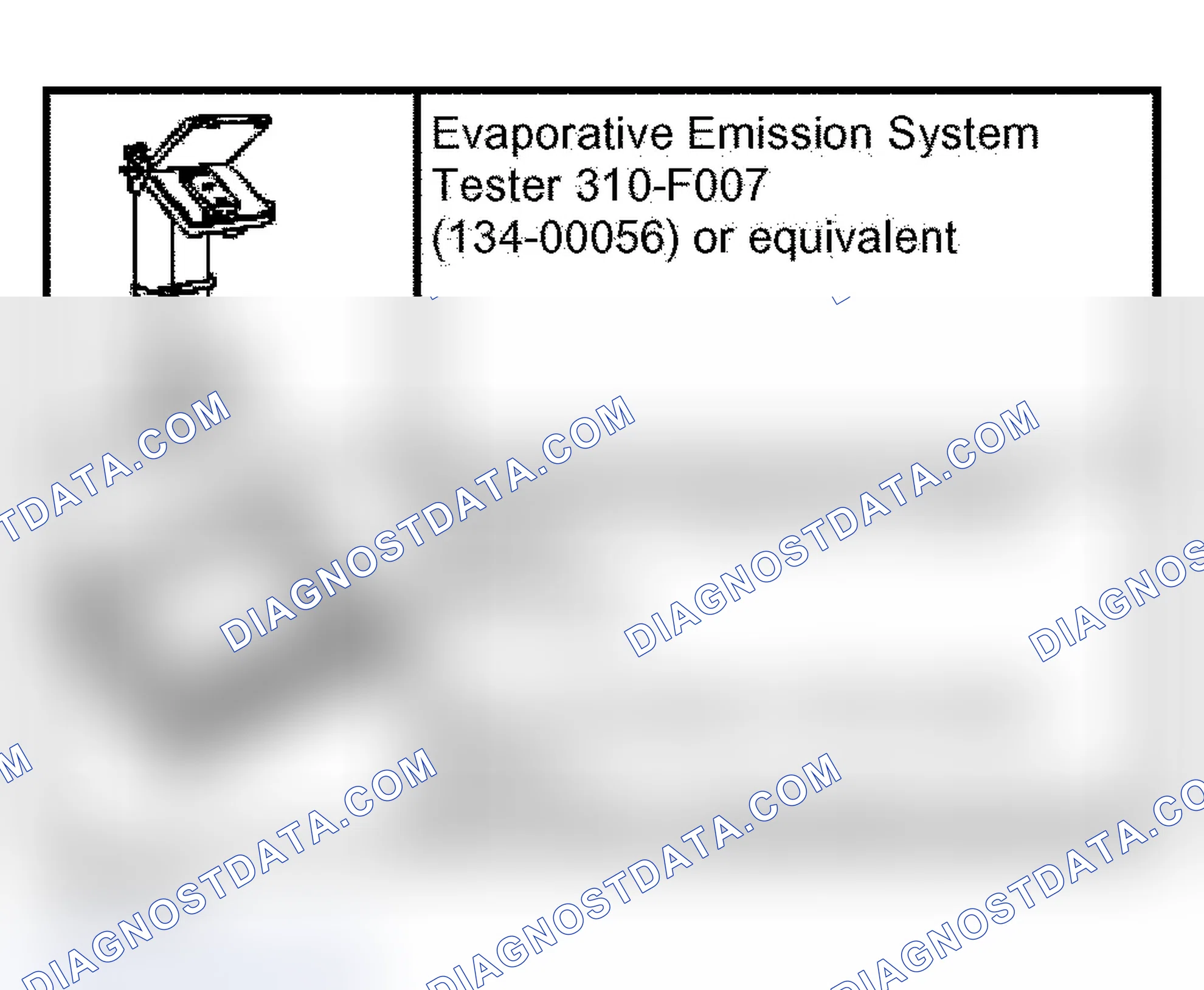 Scheme 61: Evaporative Emission System Leak Test