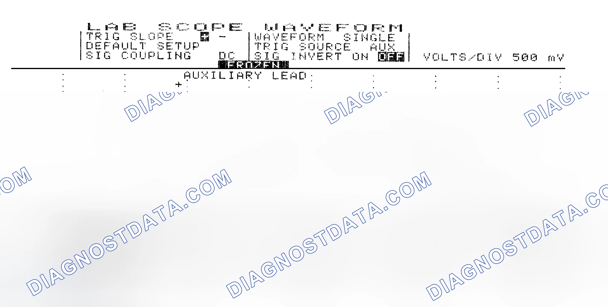 Scheme 14: Single Injector w/Excessive Current Flow - Current Pattern