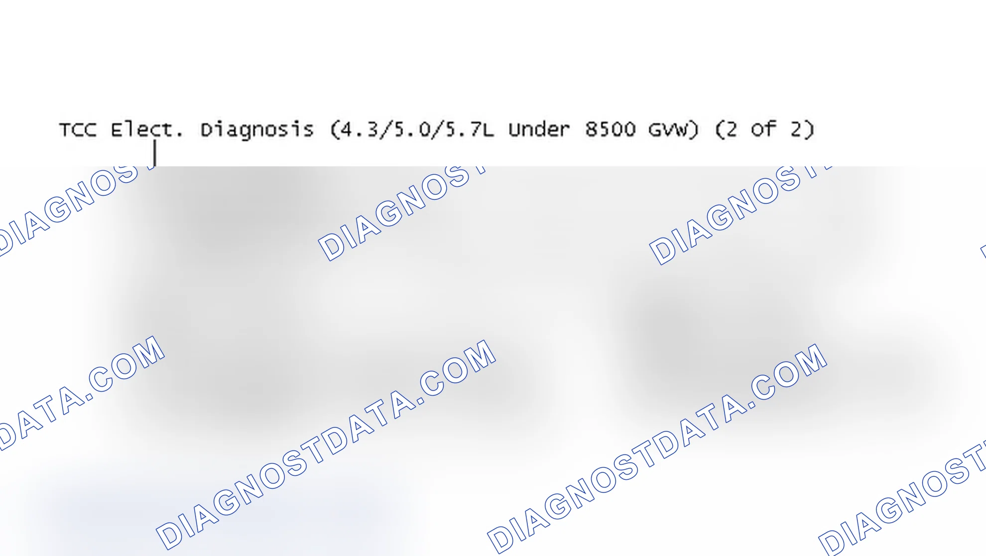 Scheme 132: TCC Elect. Diagnosis (4.3/5.0/5.7L Under 8500 GVW) (2 Of 2)