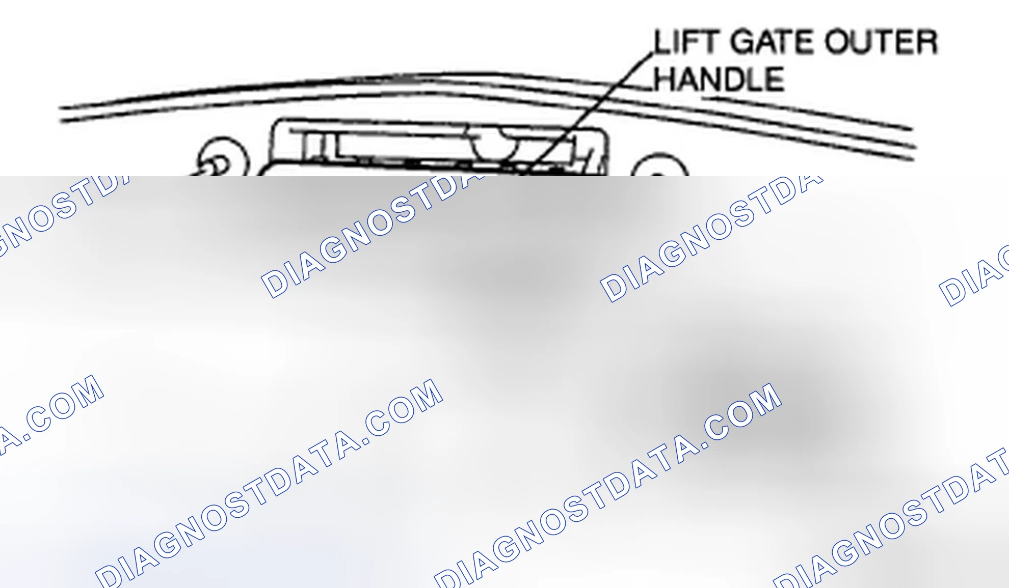 Scheme 48: LIFTGATE OUTER HANDLE REMOVAL/INSTALLATION