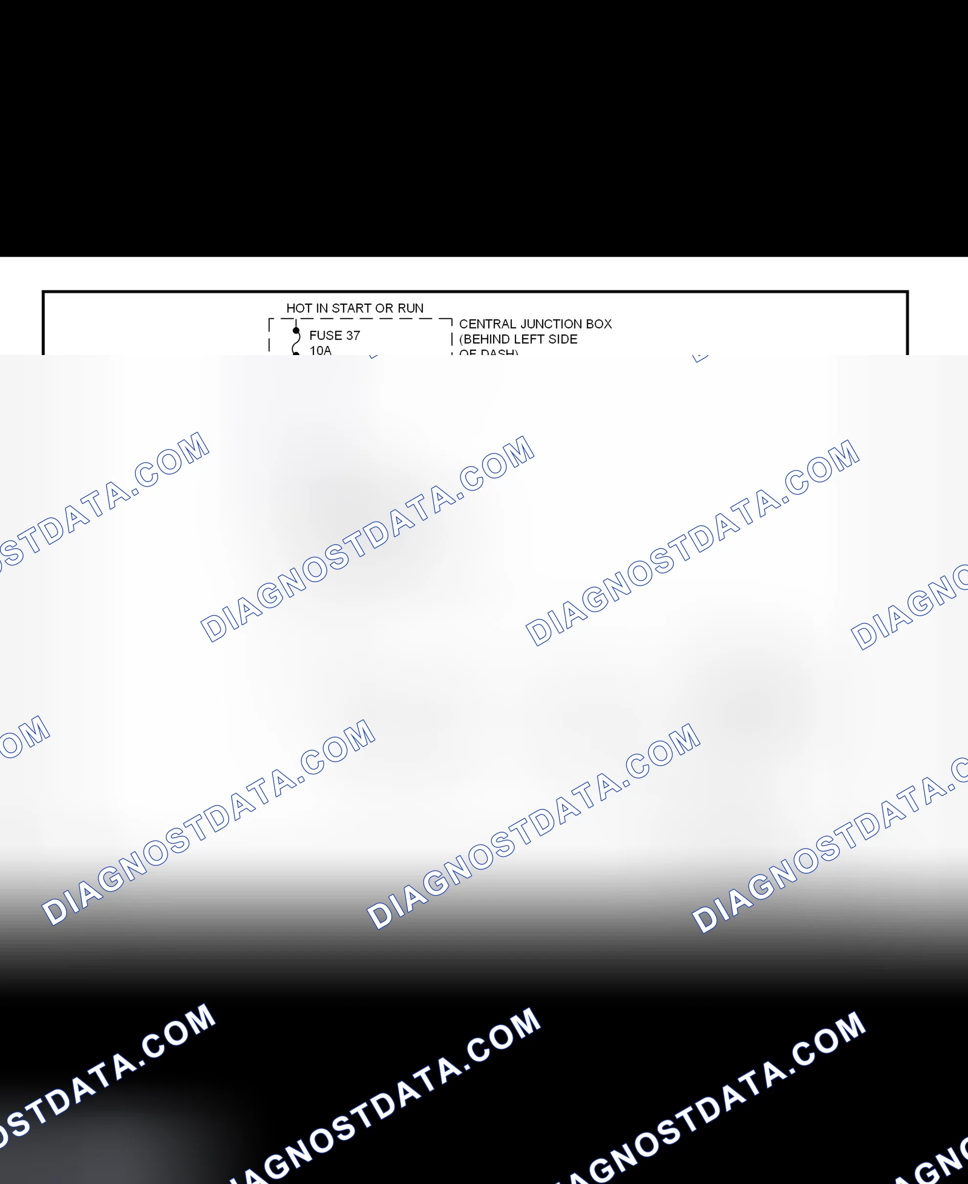 Fig. 210: Shift Interlock System Wiring Diagram (2001 Villager)