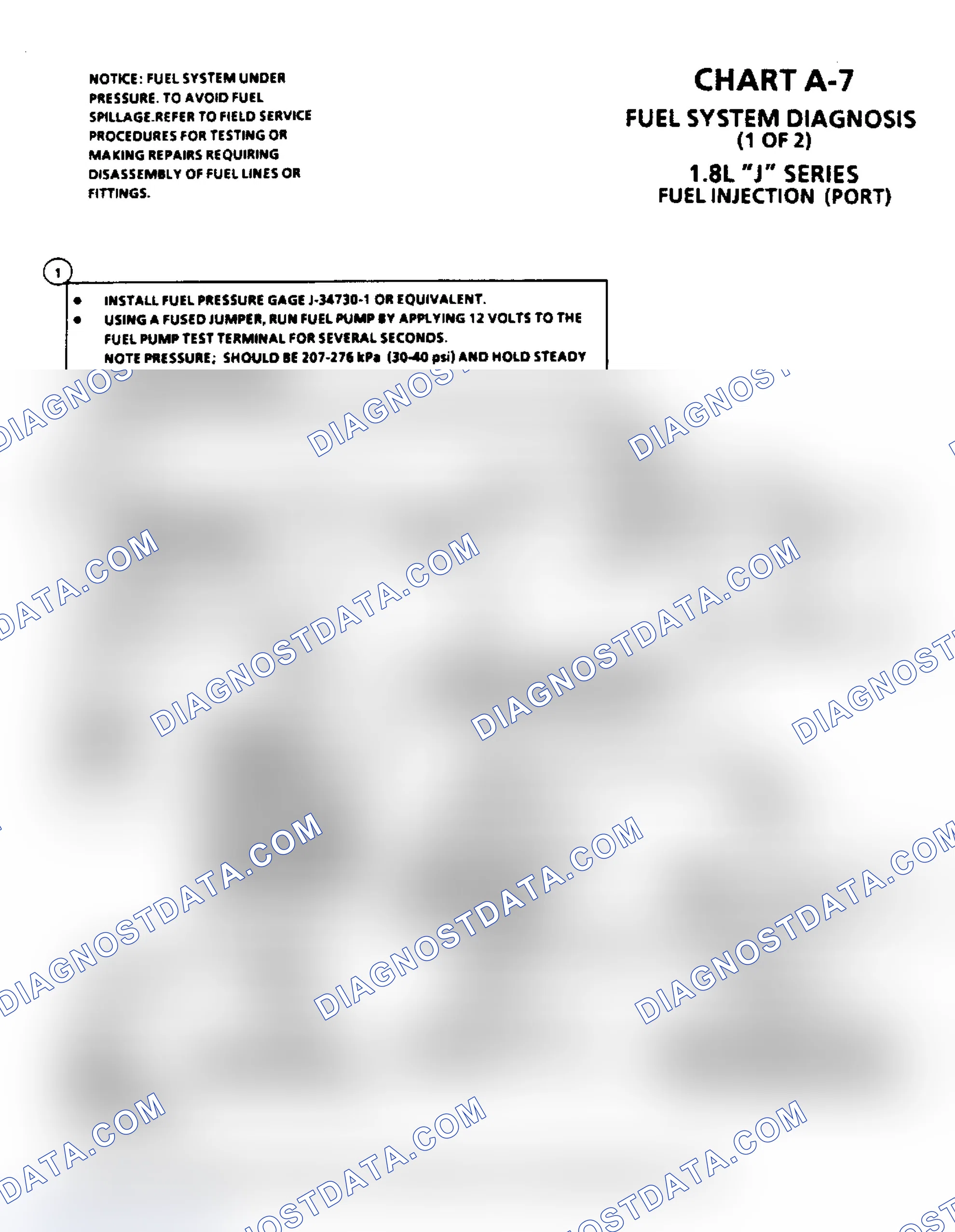 Scheme 46: Chart A-7, Fuel System Diagnosis (1.8L)