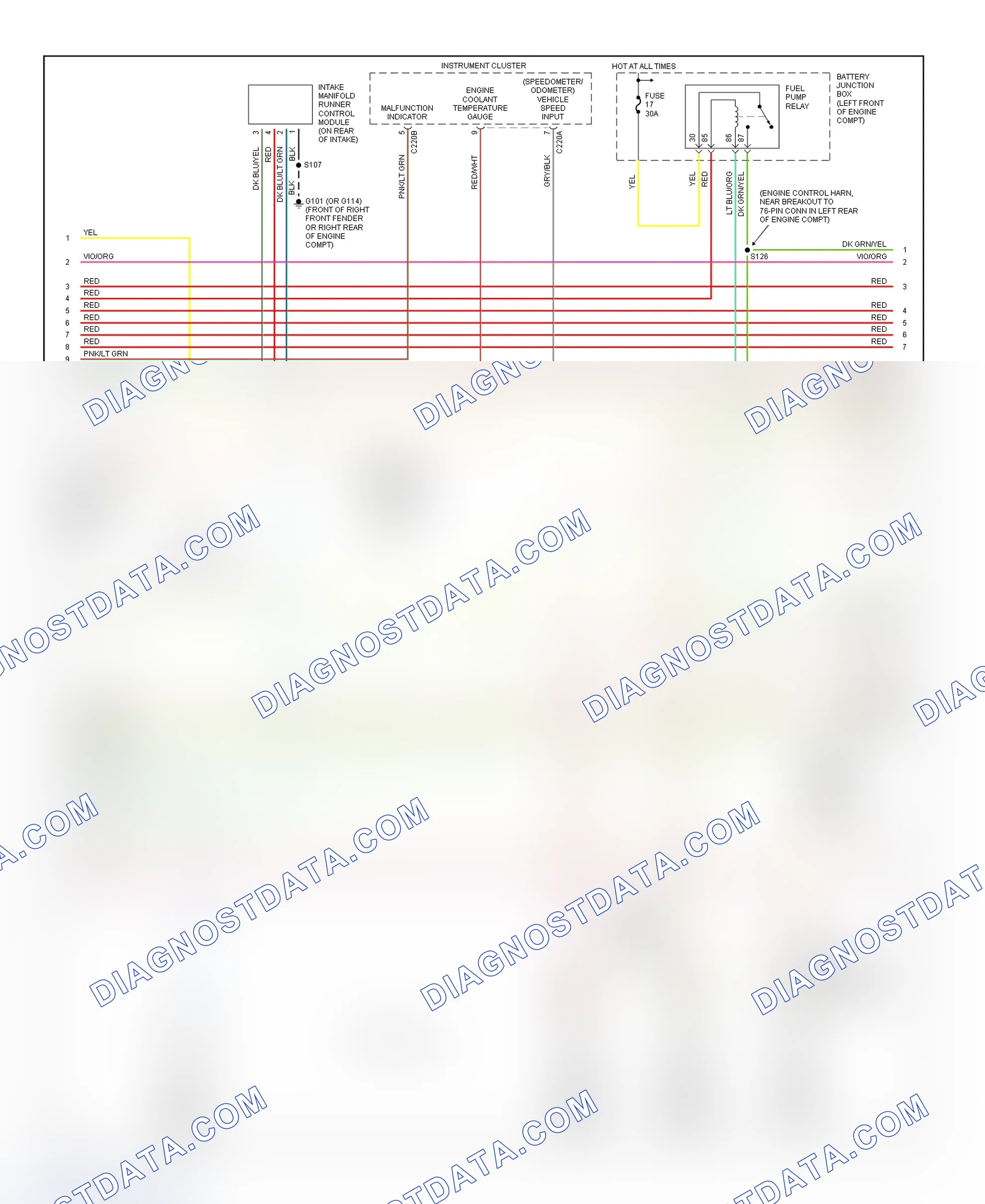 Scheme 25: PCM Wiring Diagram (Econoline - E150 & E250 - 4.2L - 2 Of 4)