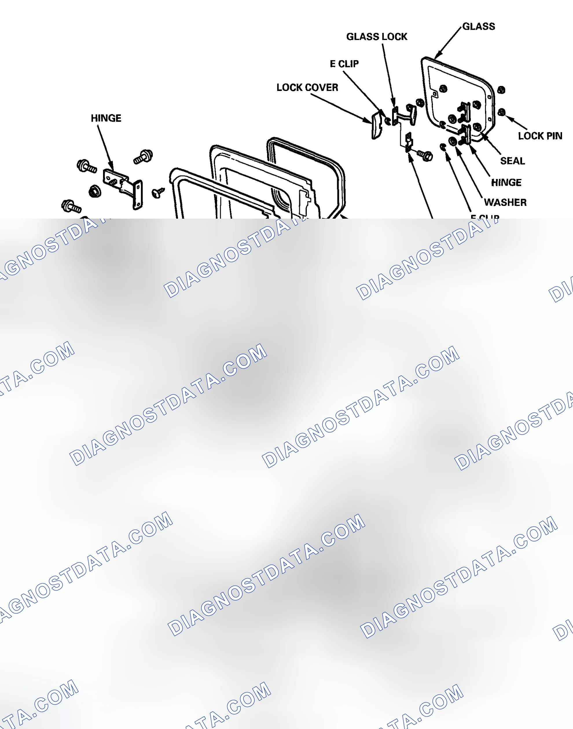 Scheme 3: Component Location Index - Rear Door