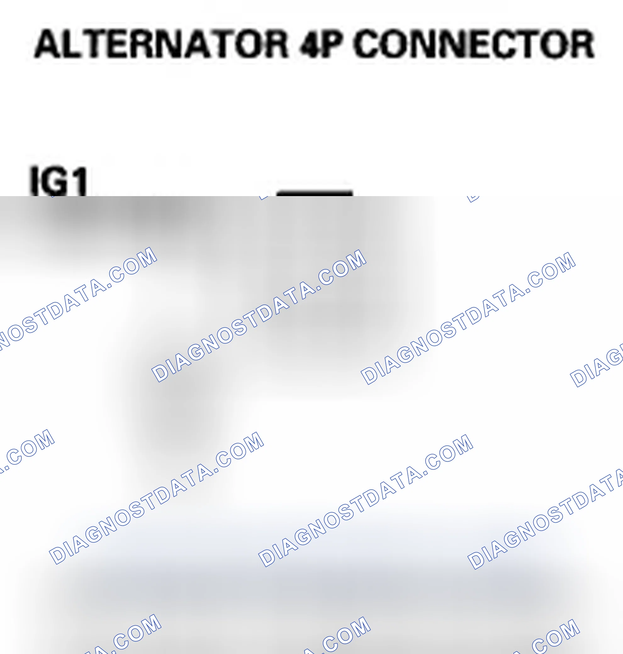 Scheme 715: DTC P16BC: Alternator FR Terminal Circuit/IGP Circuit Low Voltage