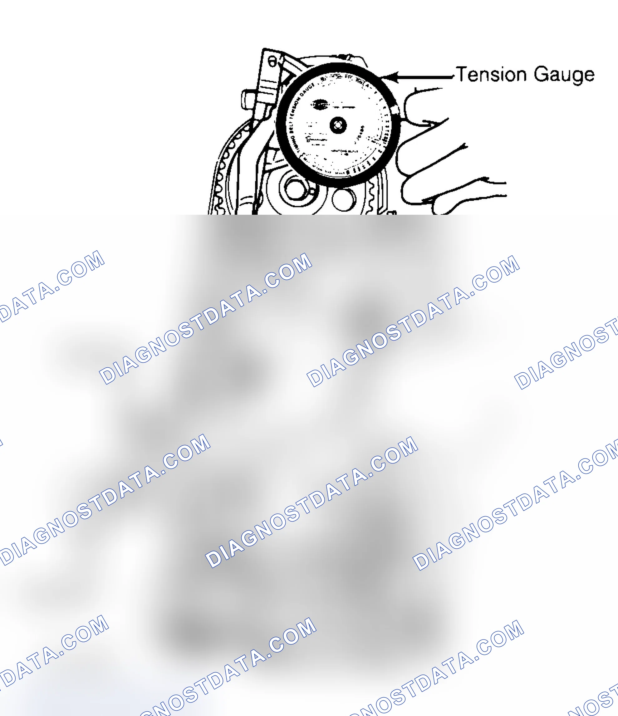 Scheme 28: Adjusting Typical Timing Belt Tension