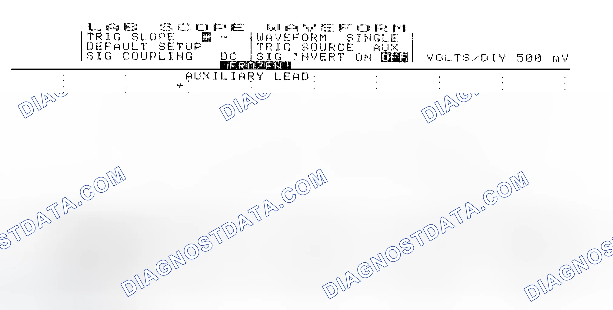 Scheme 14: Single Injector w/Excessive Current Flow - Current Pattern