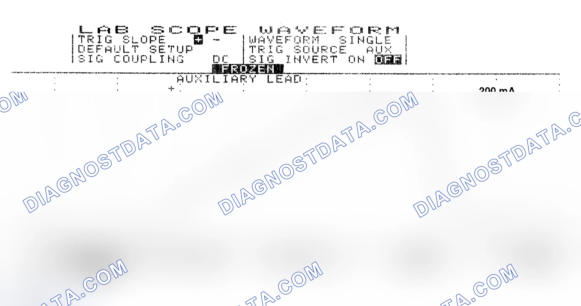 Scheme 13: Single Injector w/Normal Current Flow - Current Pattern