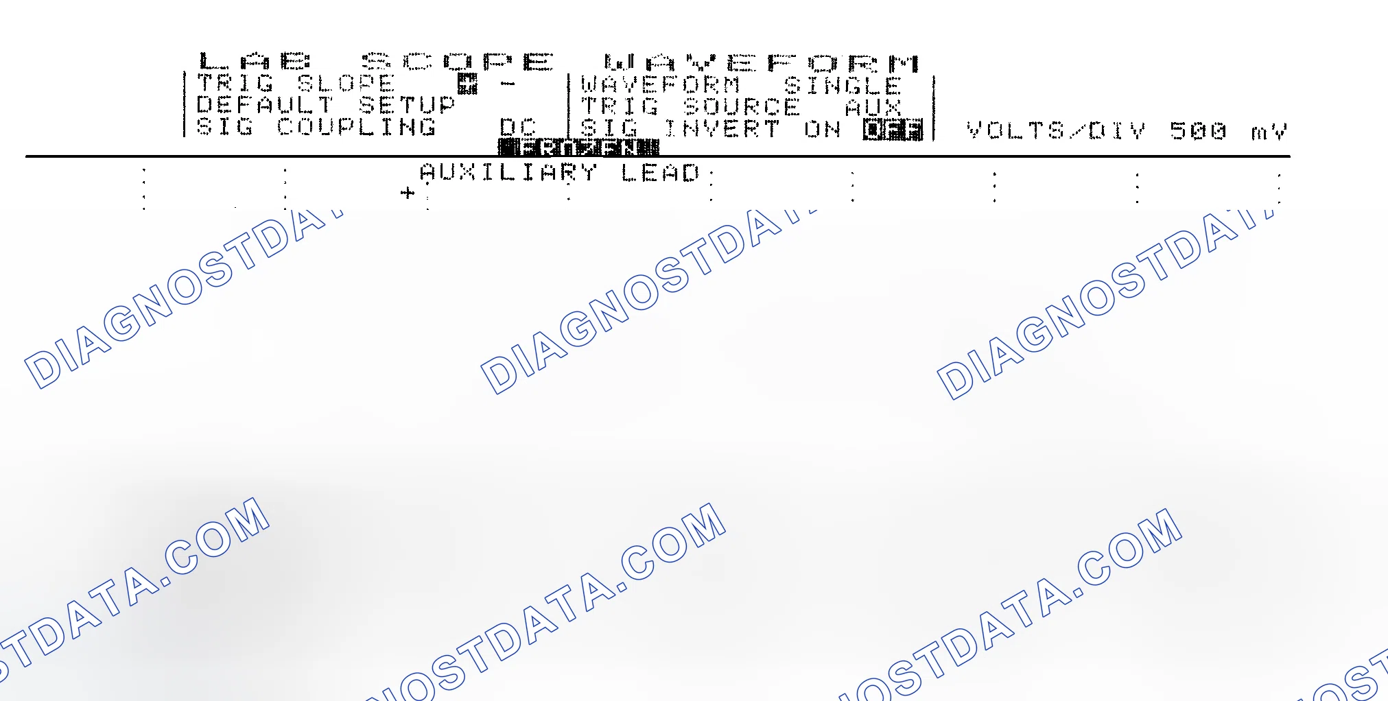 Scheme 14: Single Injector w/Excessive Current Flow - Current Pattern