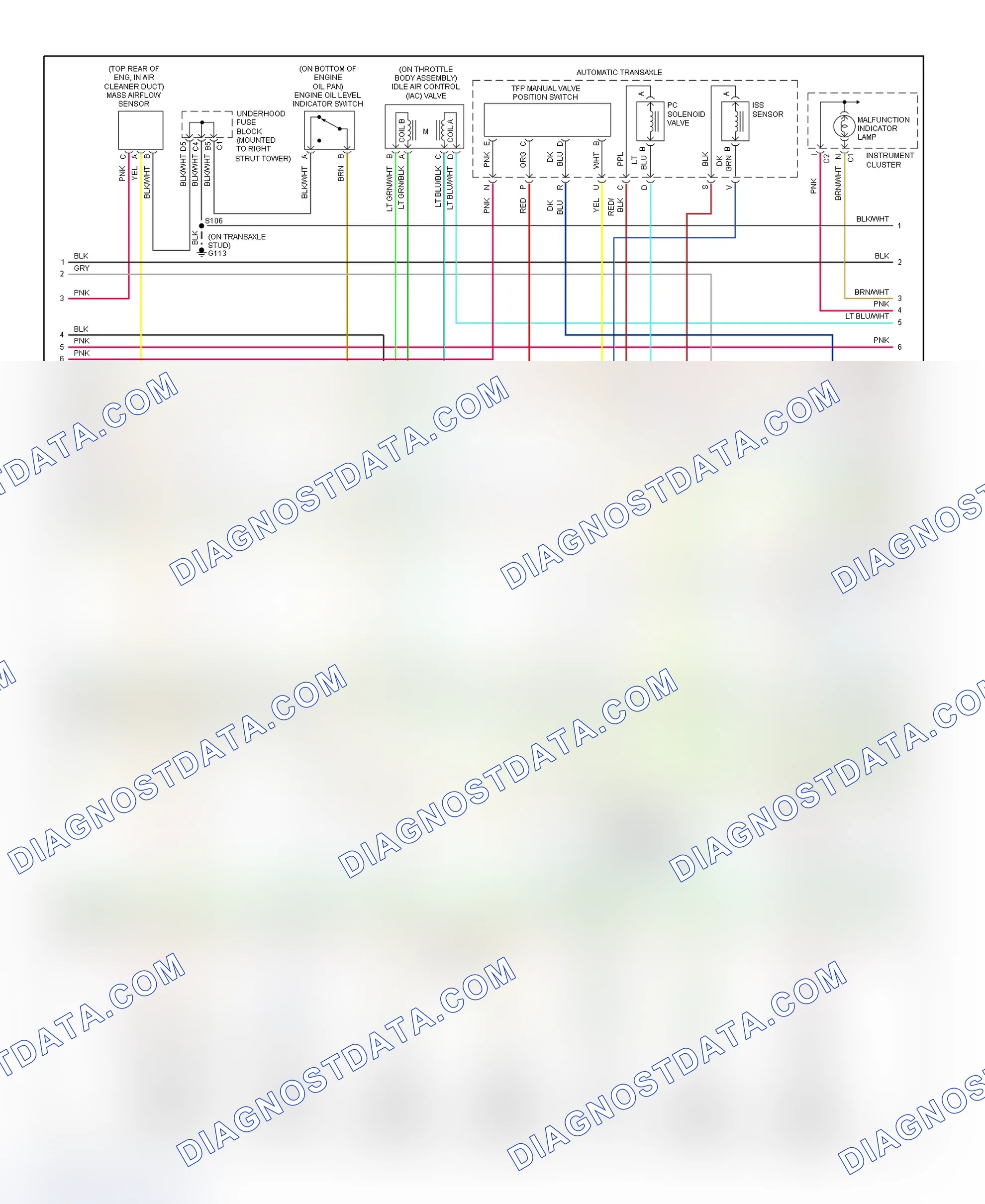 Scheme 161: PCM Wiring Diagram (Grand Prix - 3.1L - 3 Of 4)