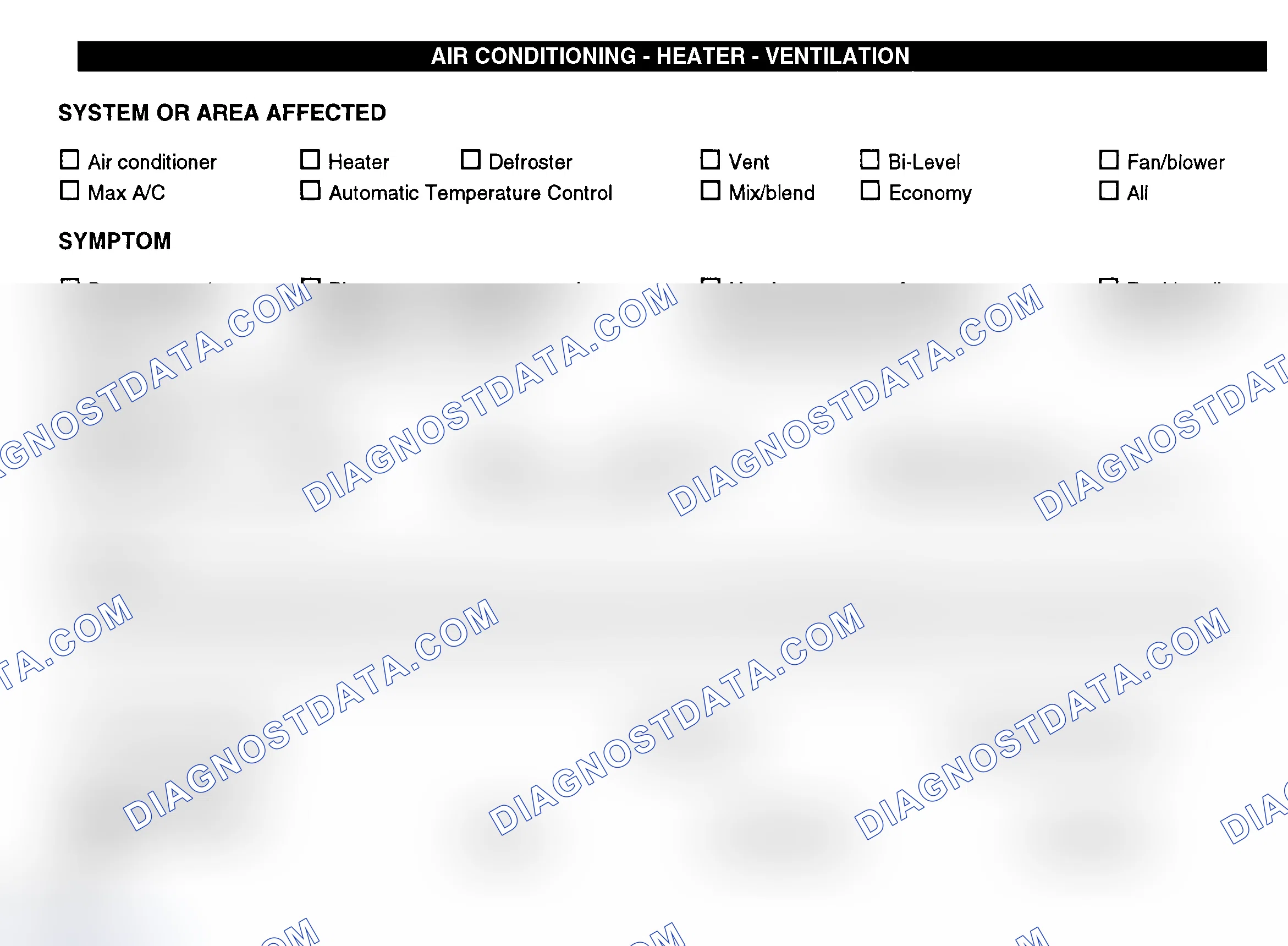Scheme 8: Air Conditioning, Heater & Ventilation