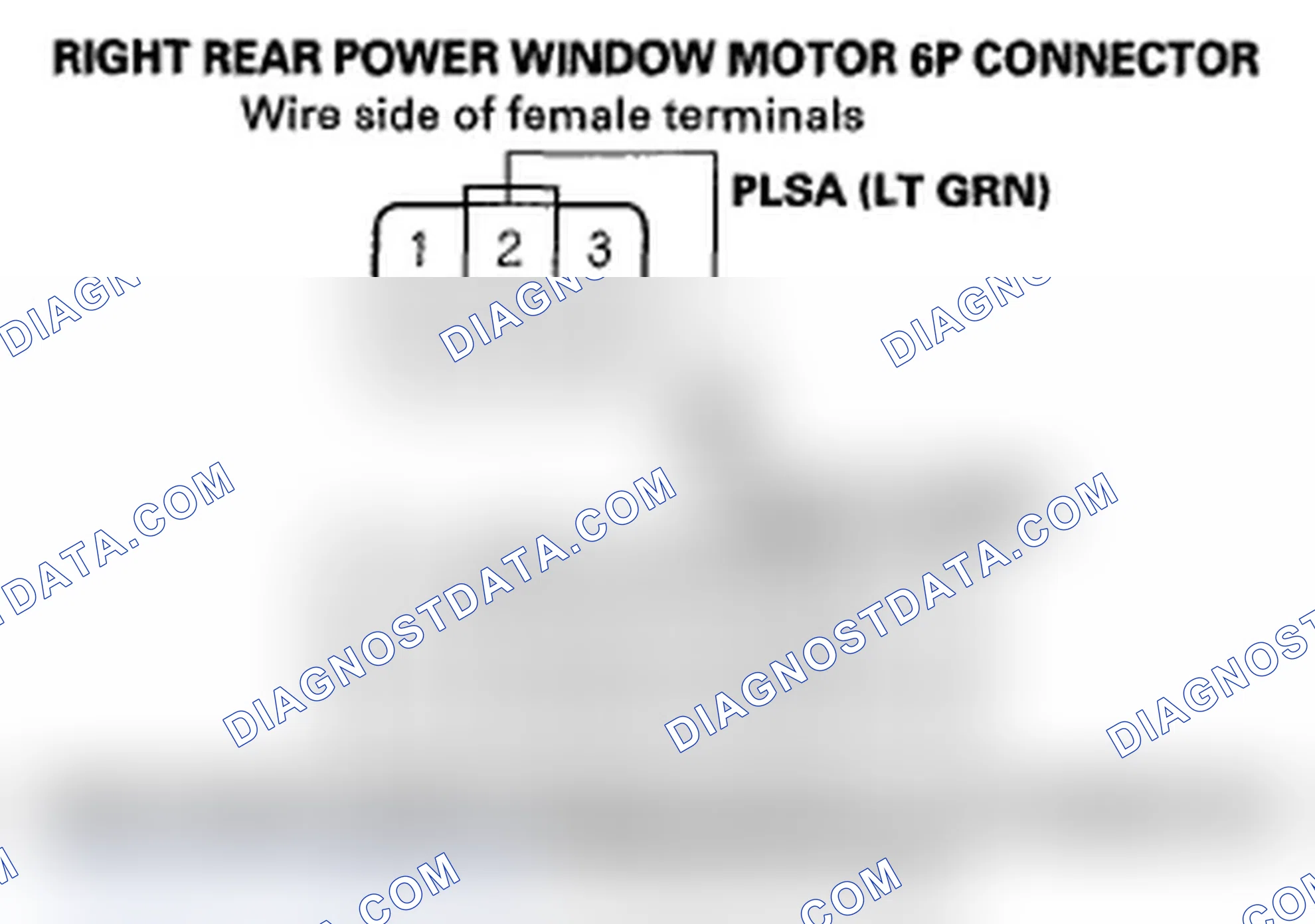 Scheme 17: DTC B1134: Right Rear Power Window Motor Pulse A Error