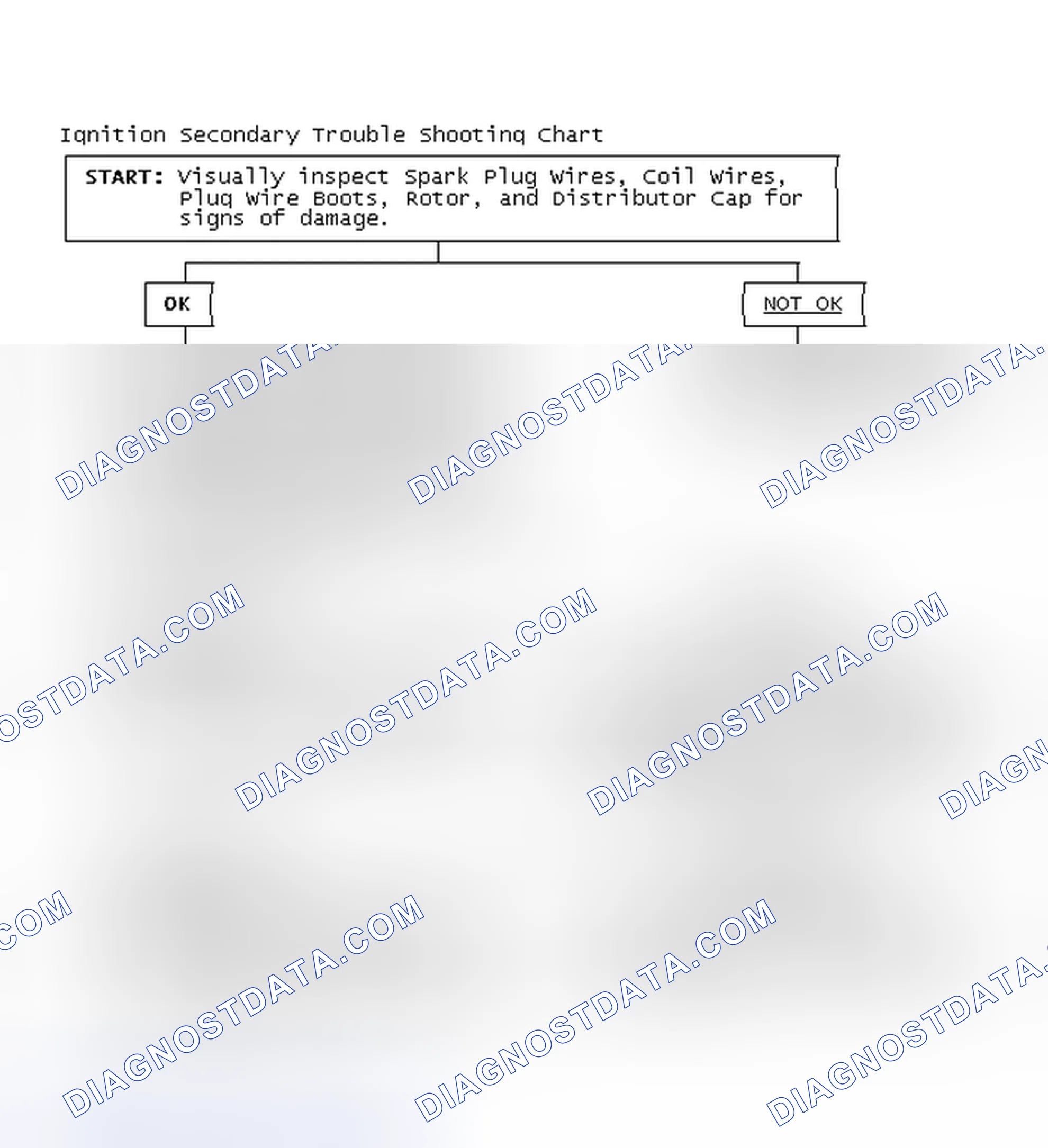 Scheme 1: Ignition Secondary Trouble Shooting Chart