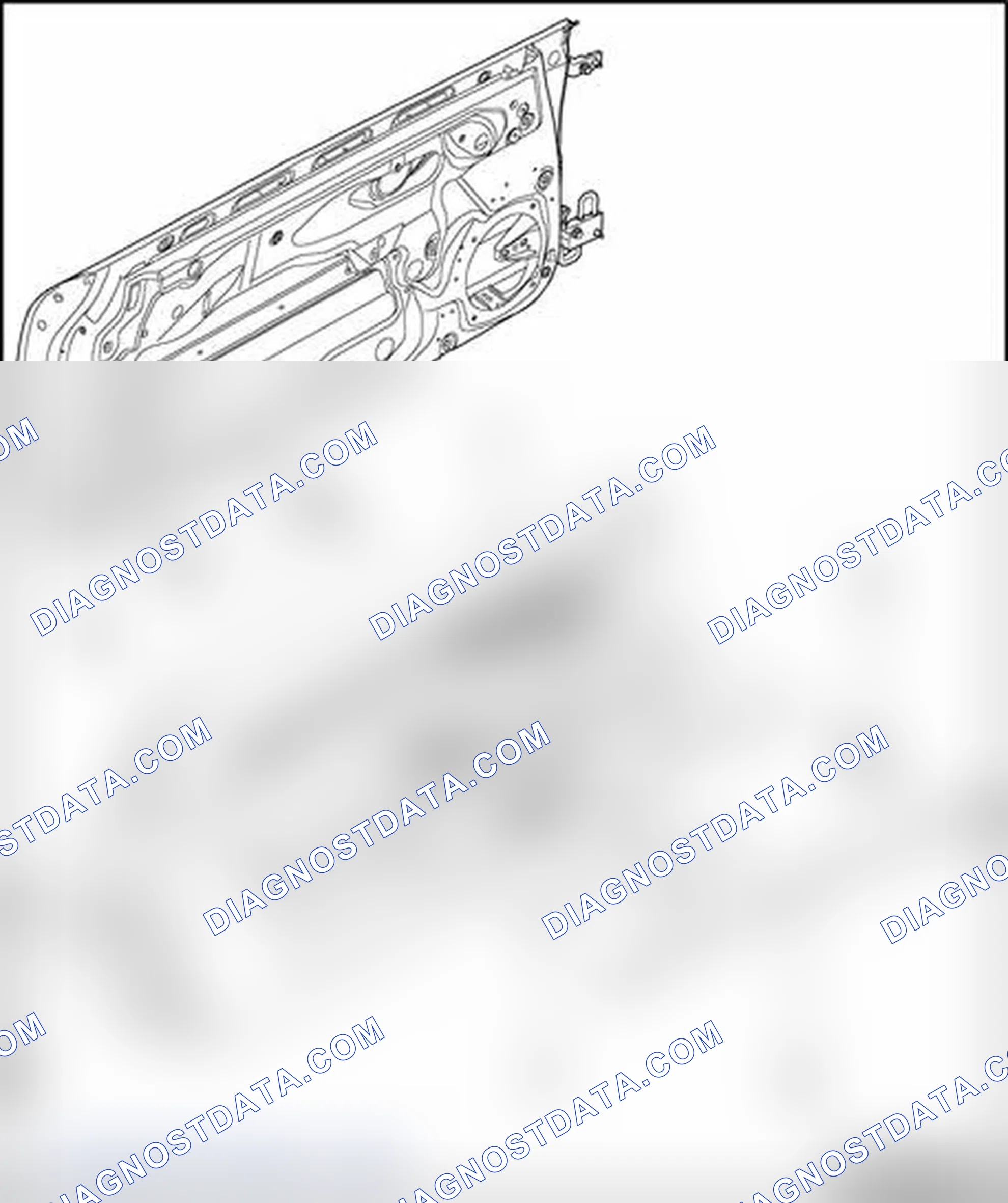 Scheme 83: Door trim, assembly overview