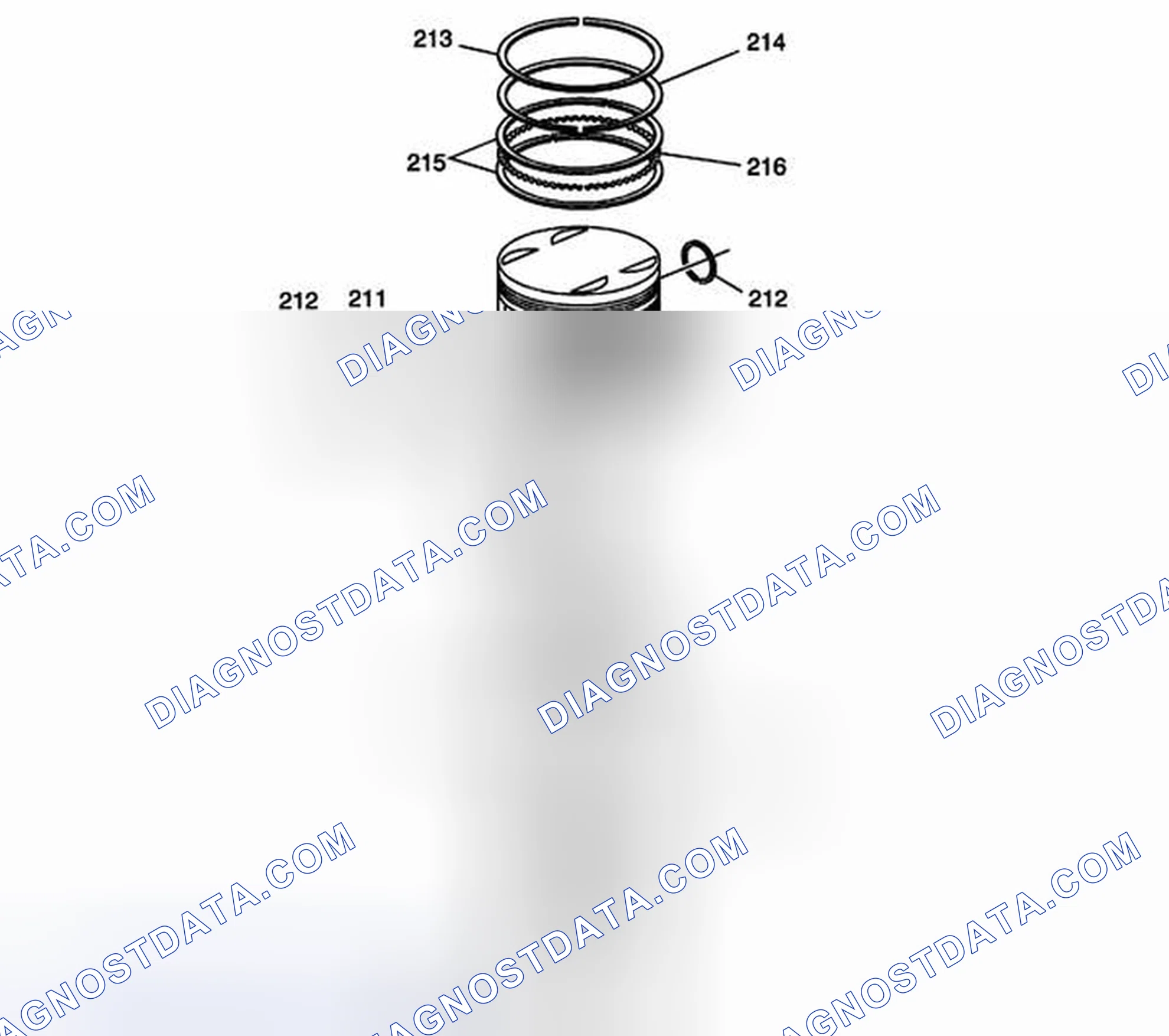 Scheme 18: Piston, Rings, Bearing and Connecting Rod