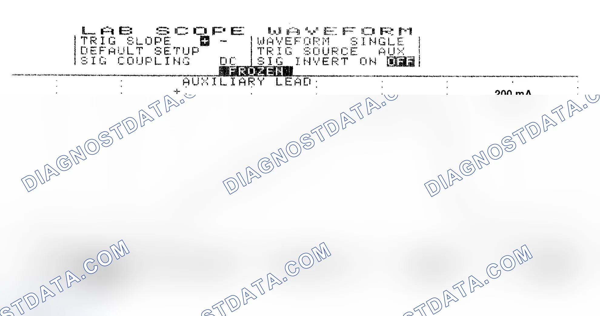 Scheme 13: Single Injector w/Normal Current Flow - Current Pattern