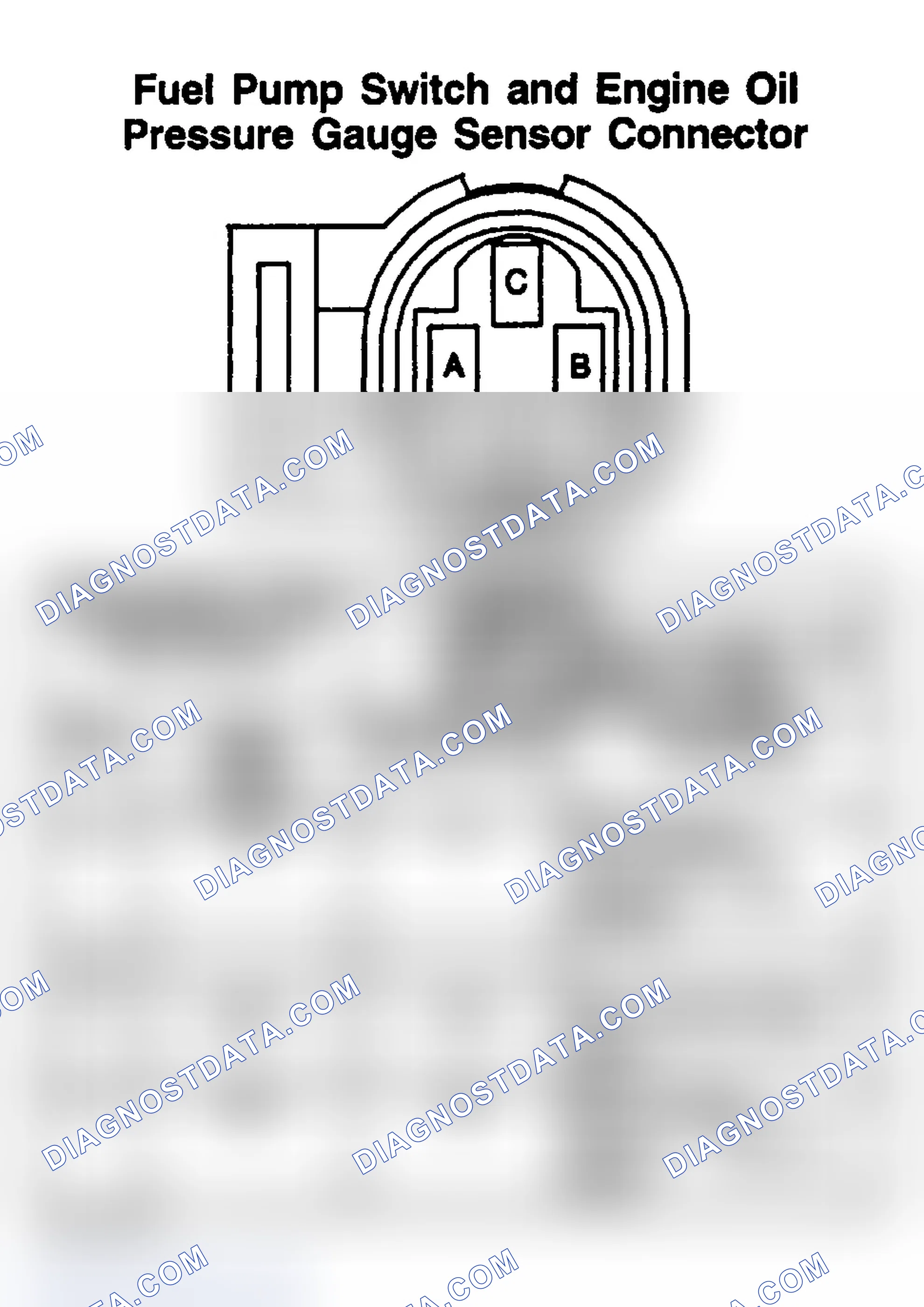 Scheme 162: FUEL PUMP SWITCH & ENGINE OIL PRESSURE GAUGE SENSOR