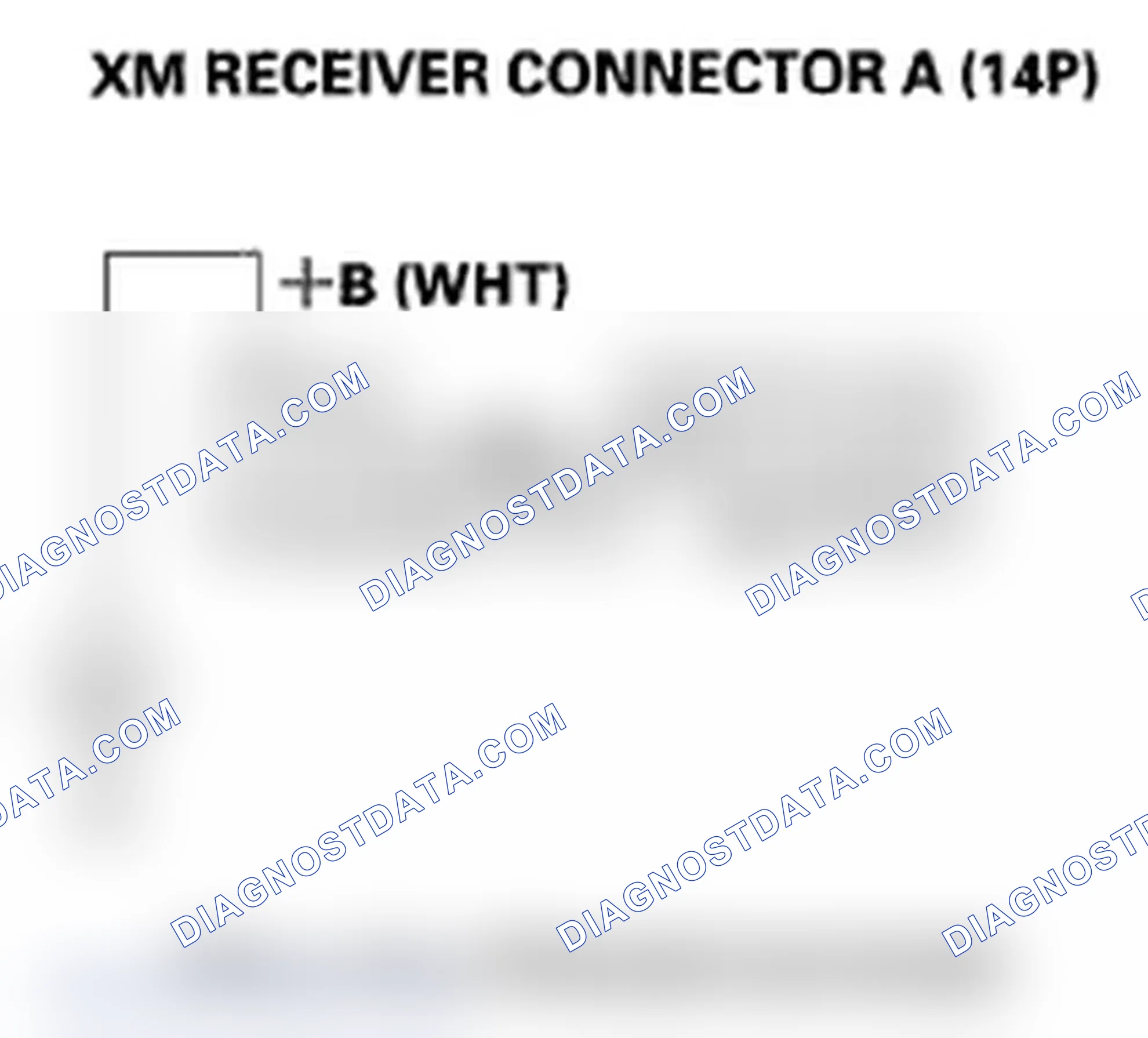 Scheme 158: XM radio preset memory is lost (without AcuraLink)