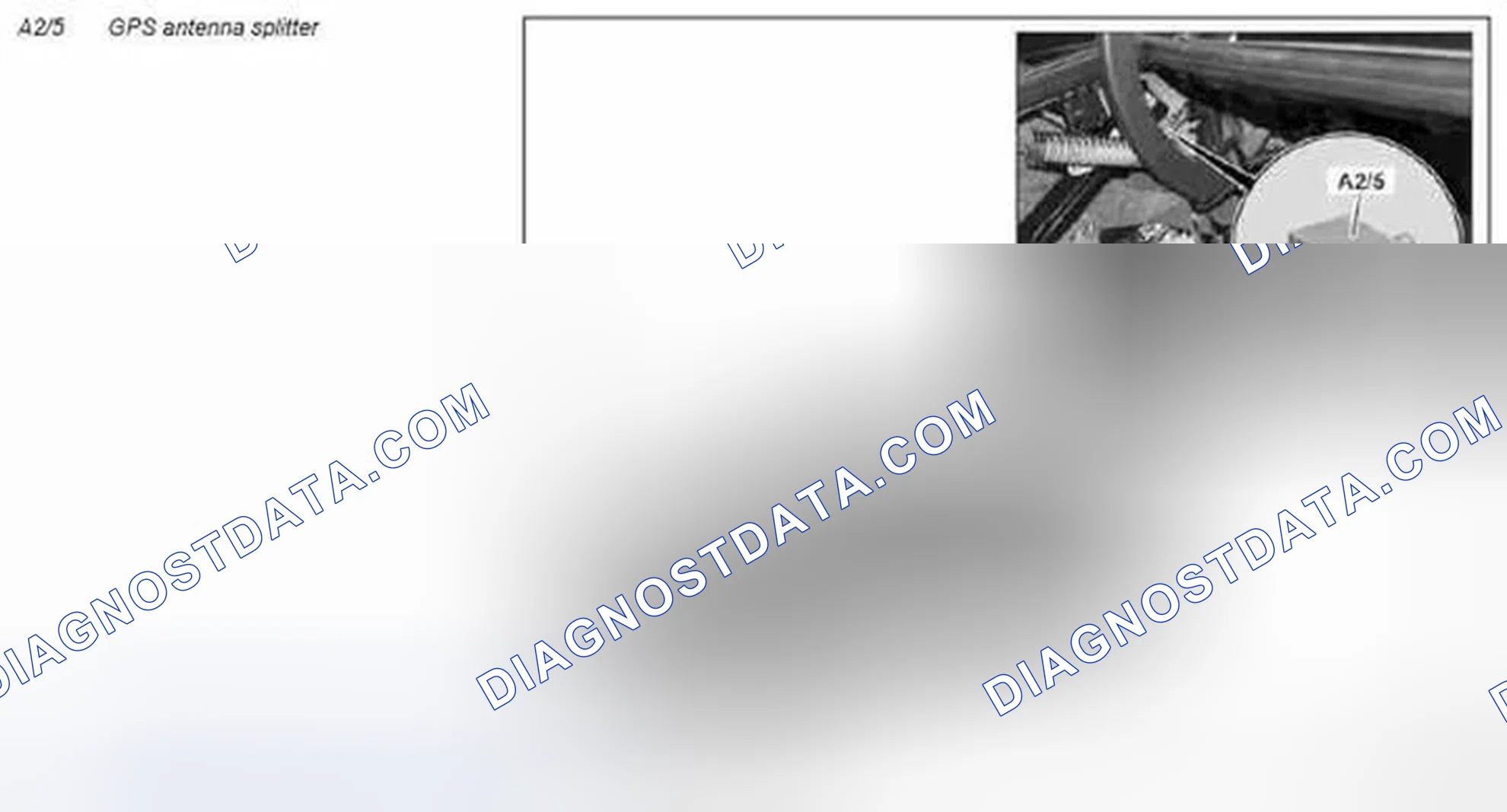 Scheme 9: GPS antenna splitter, component description - GF82.62-P-3129TXB