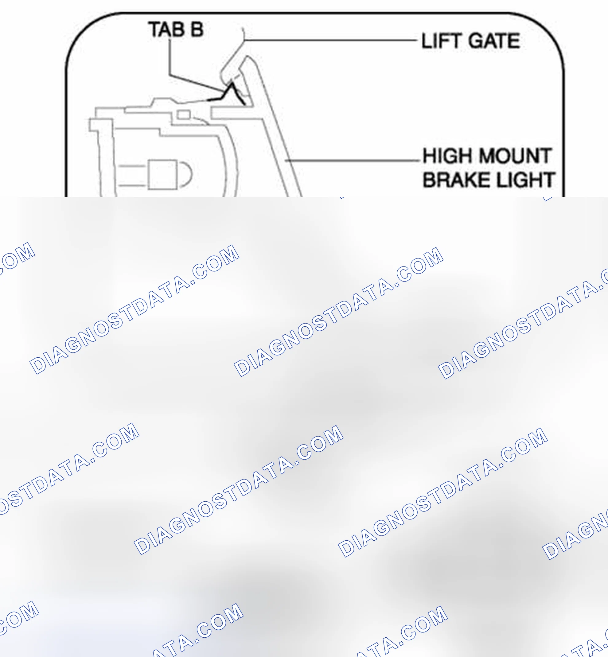 Scheme 37: HIGH MOUNT BRAKE LIGHT REMOVAL/INSTALLATION