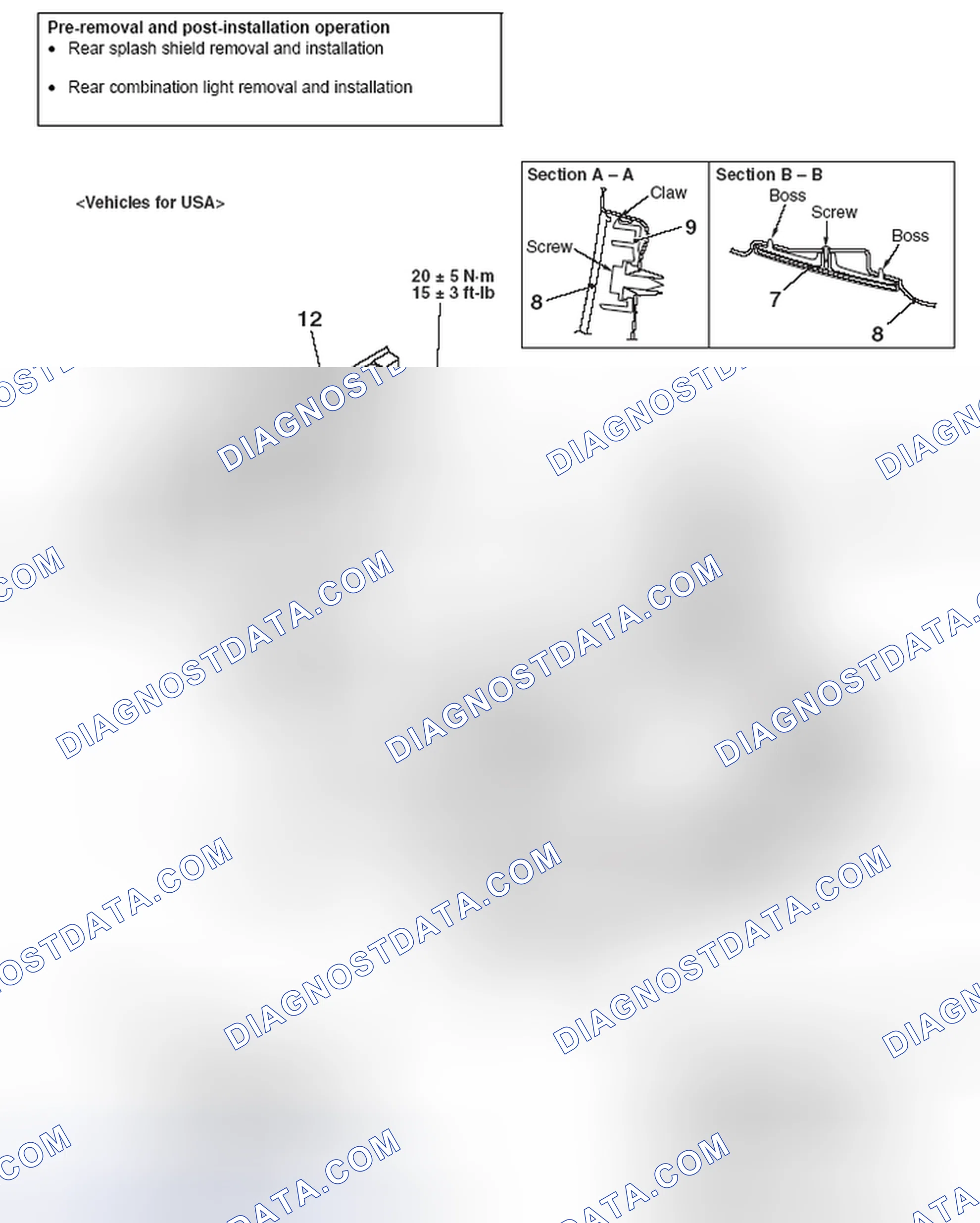 Scheme 25: REMOVAL AND INSTALLATION
