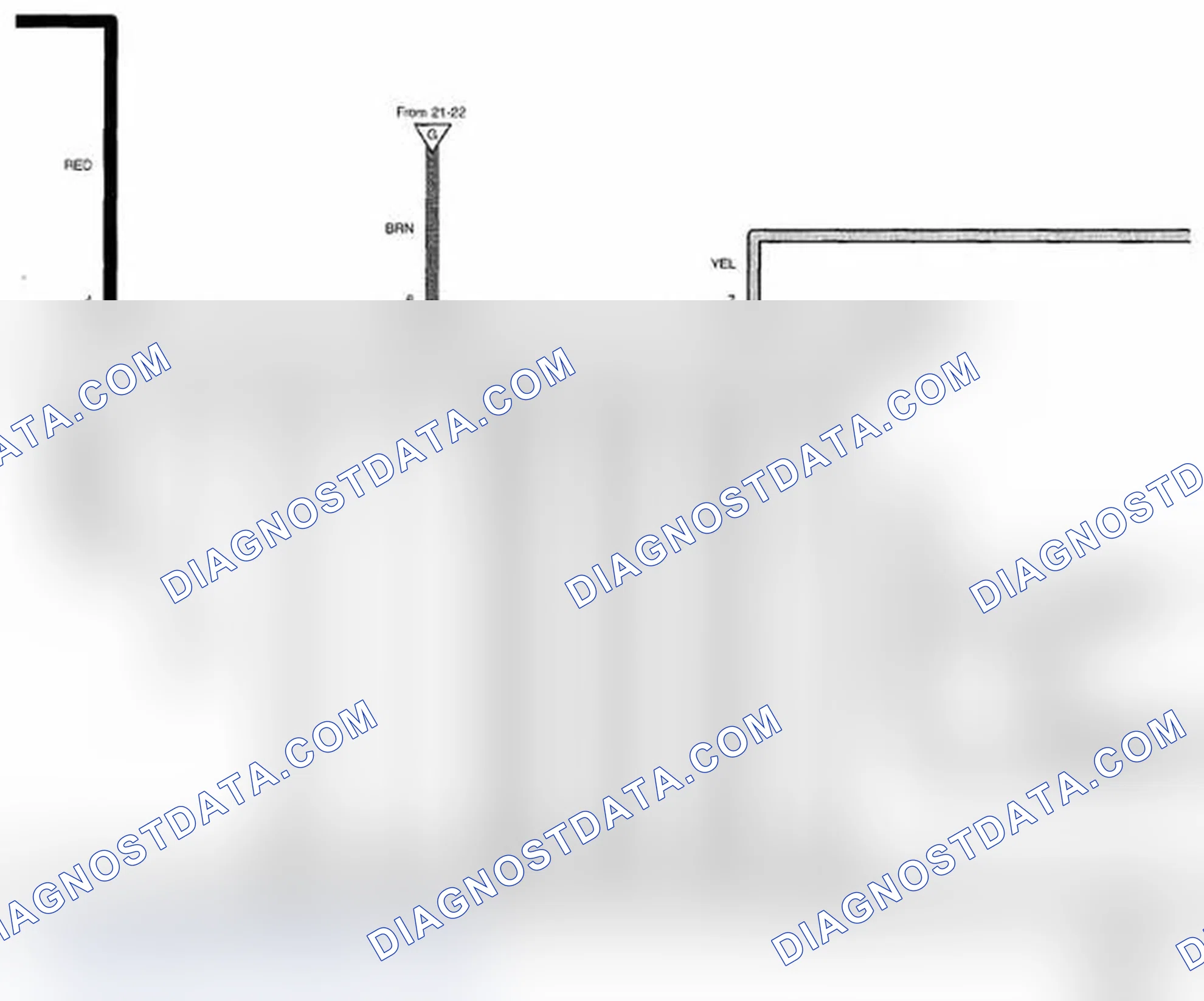 Scheme 205: Starting System Circuit Diagram - M/T: Keyless Access (Page 21-18)