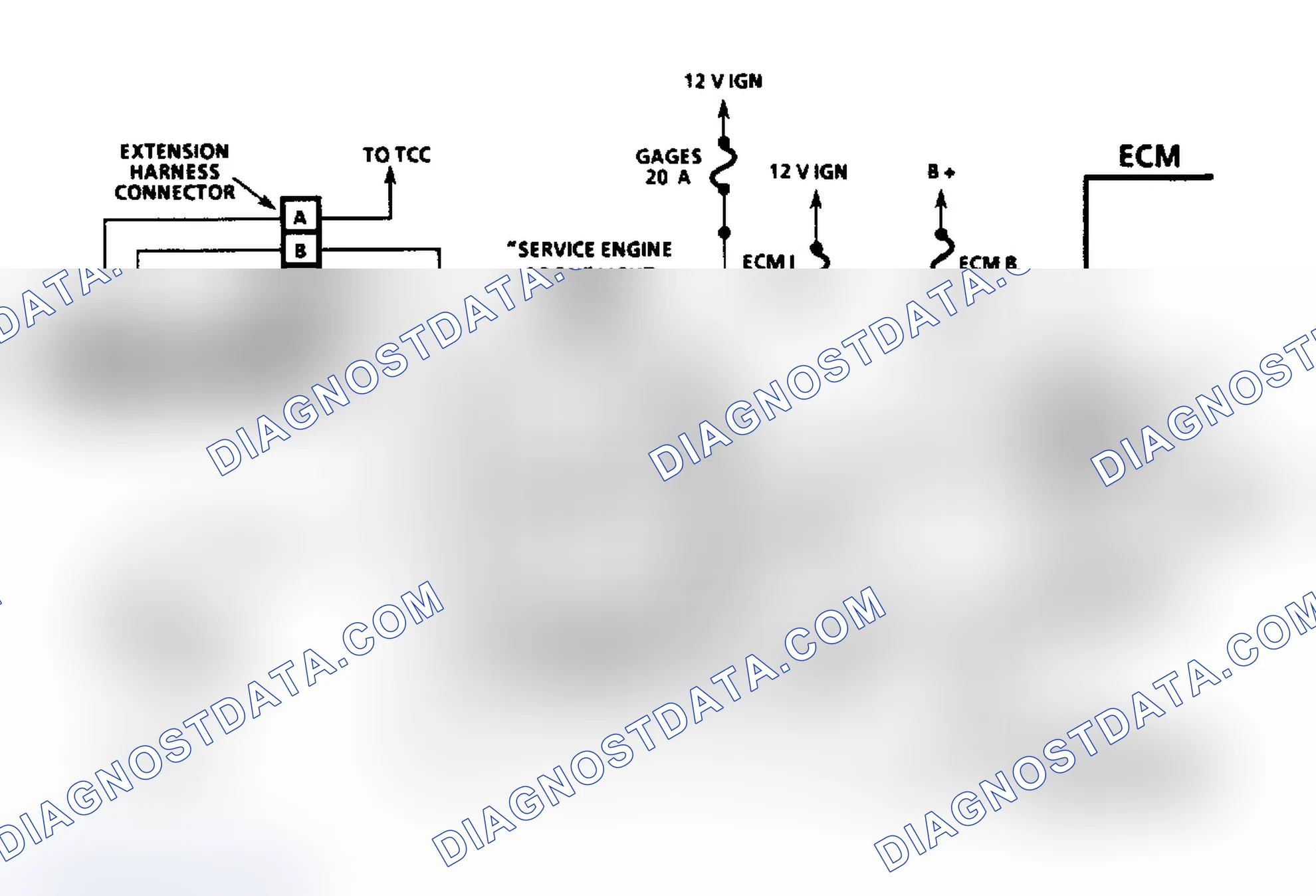 Scheme 16: Diesel Fuel Injection Diagnostic Circuit Schematic (Commercial Van & Van)