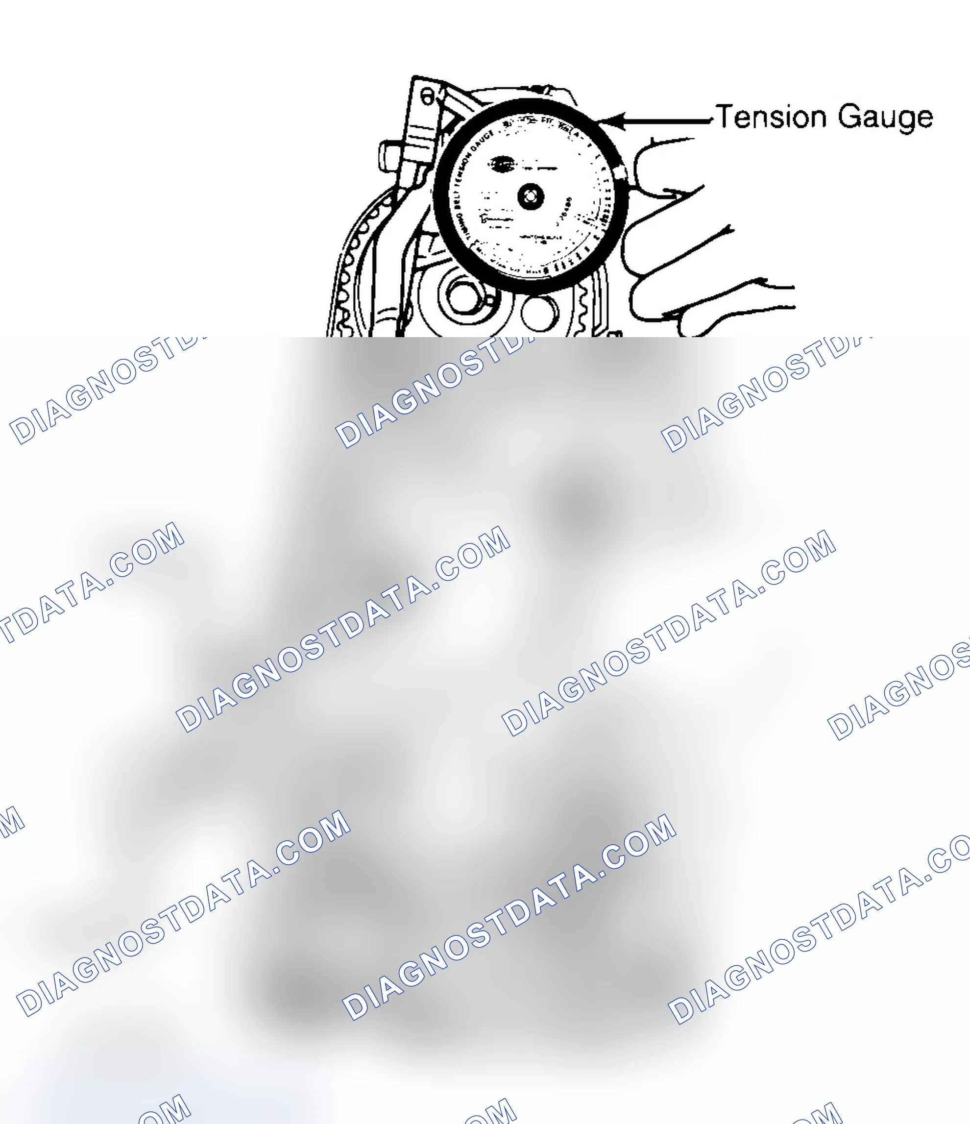 Scheme 28: Adjusting Typical Timing Belt Tension