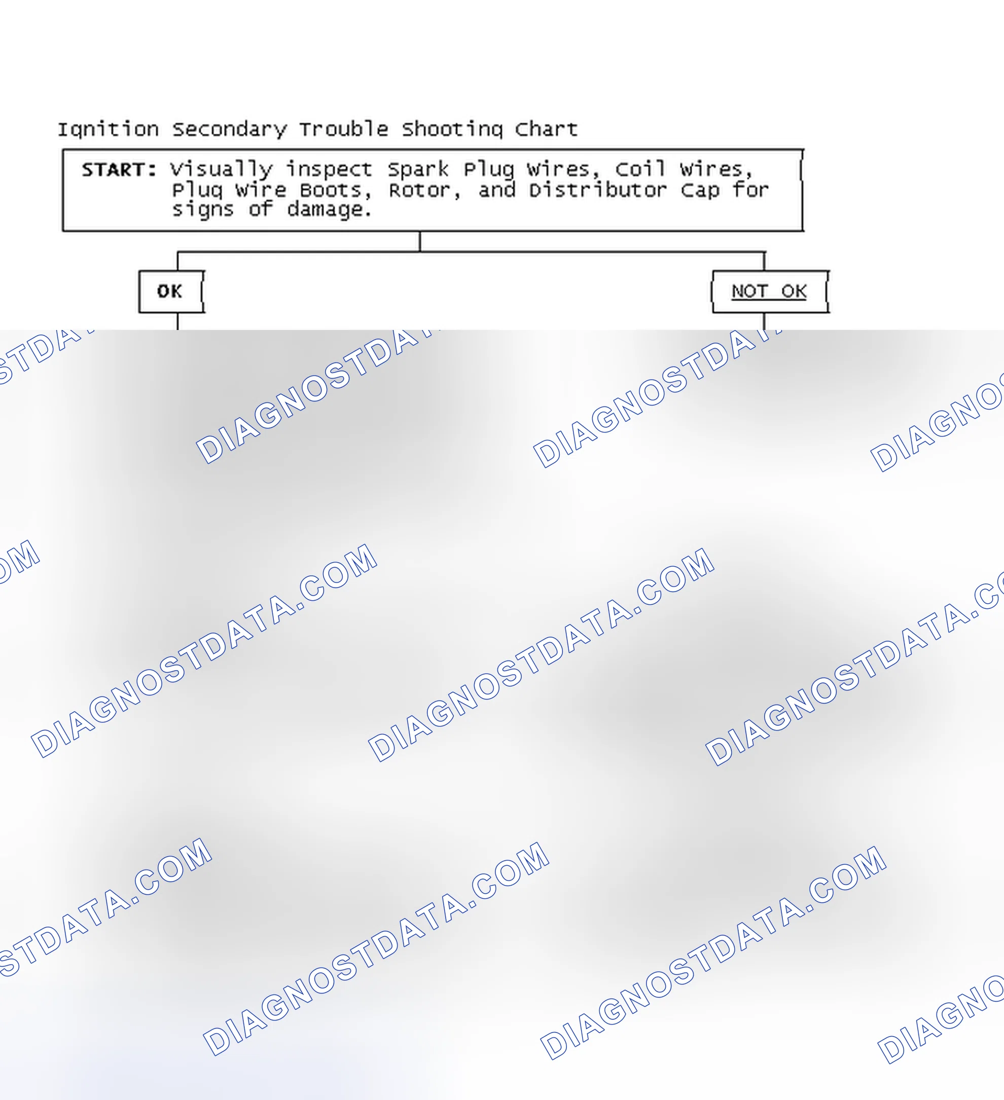 Scheme 1: Ignition Secondary Trouble Shooting Chart