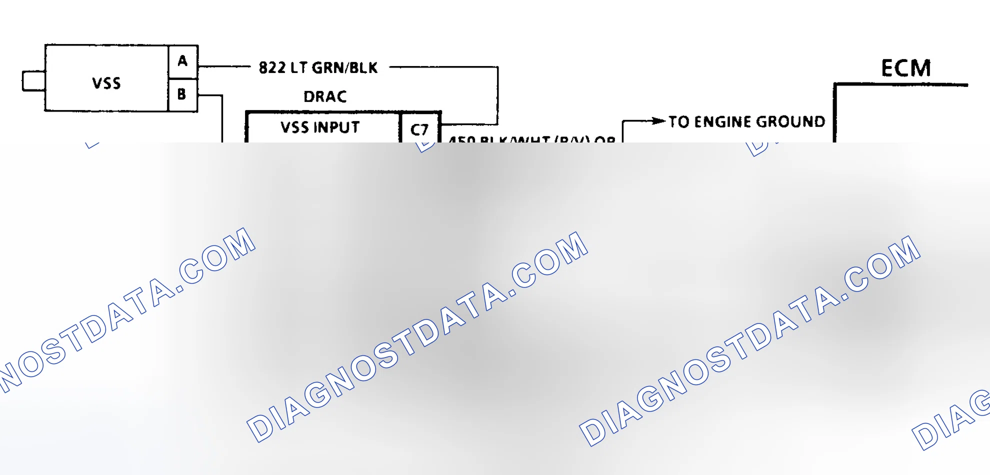 Scheme 89: Code 24 Schematic (Astro, Safari & G, P, R & V W/O 4L80-E Transmission) Vehicle Speed Sensor