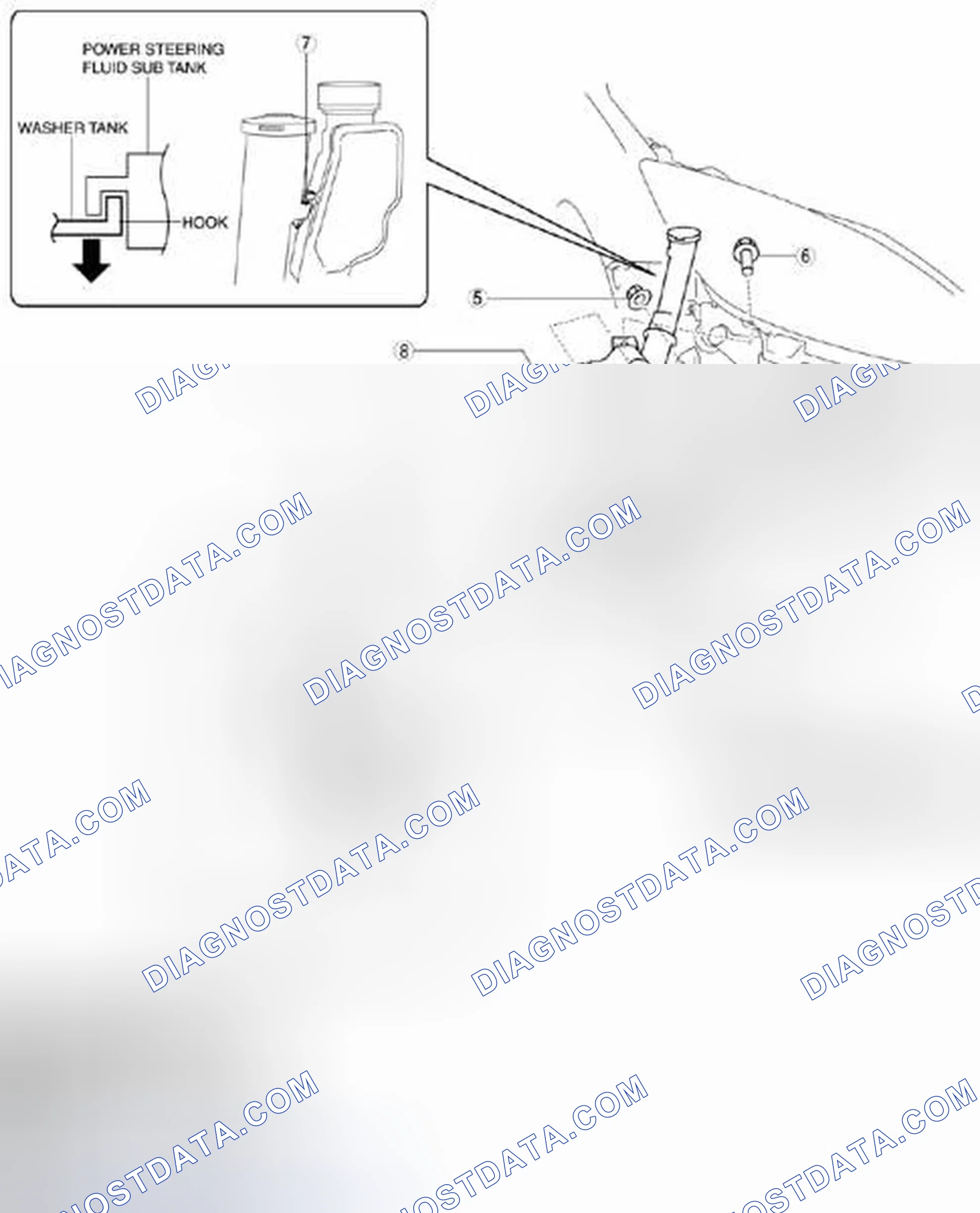 Scheme 13: Vehicles with the washer fluid-level sensor
