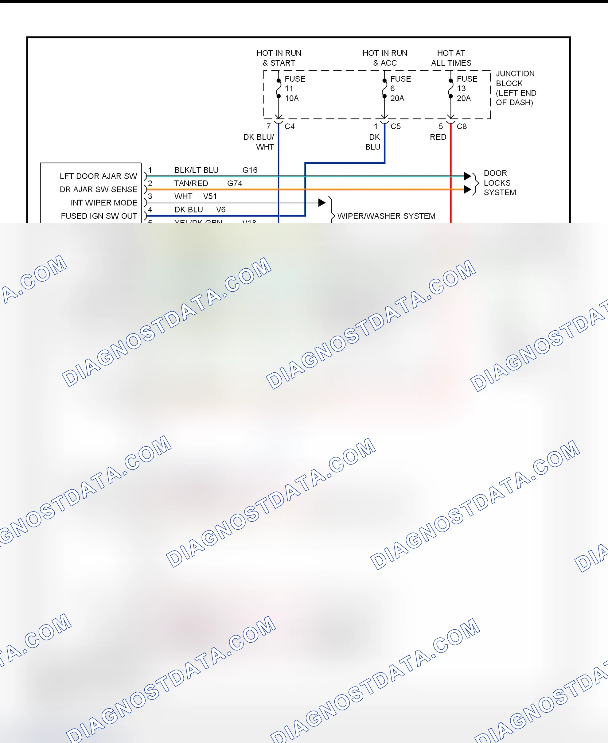 Scheme 15: Body Control Module (BCM) Wiring Diagram (Dakota - Base-Line)