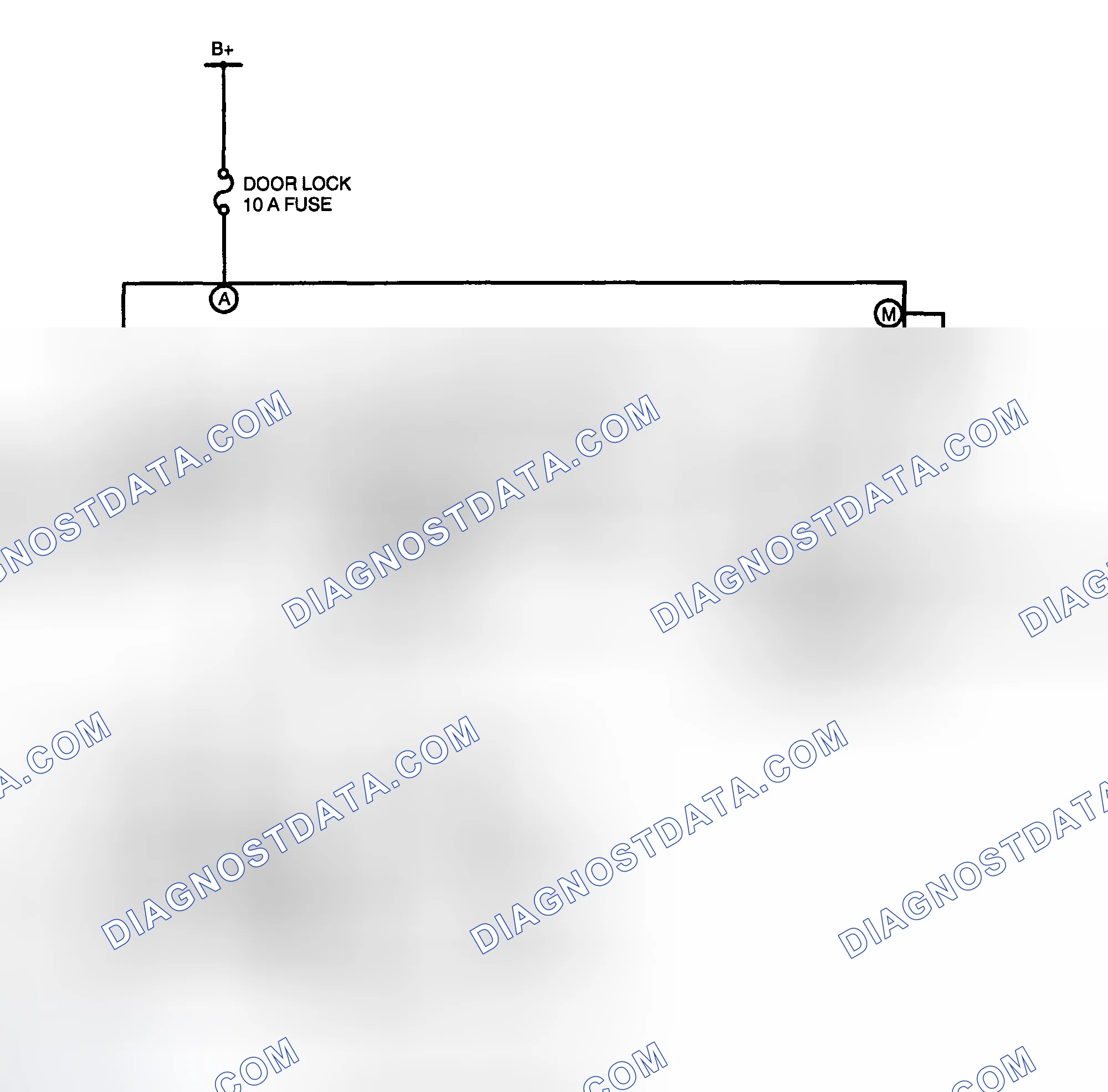 Scheme 34: POWER DOOR LOCK SYSTEM WIRING DIAGRAM