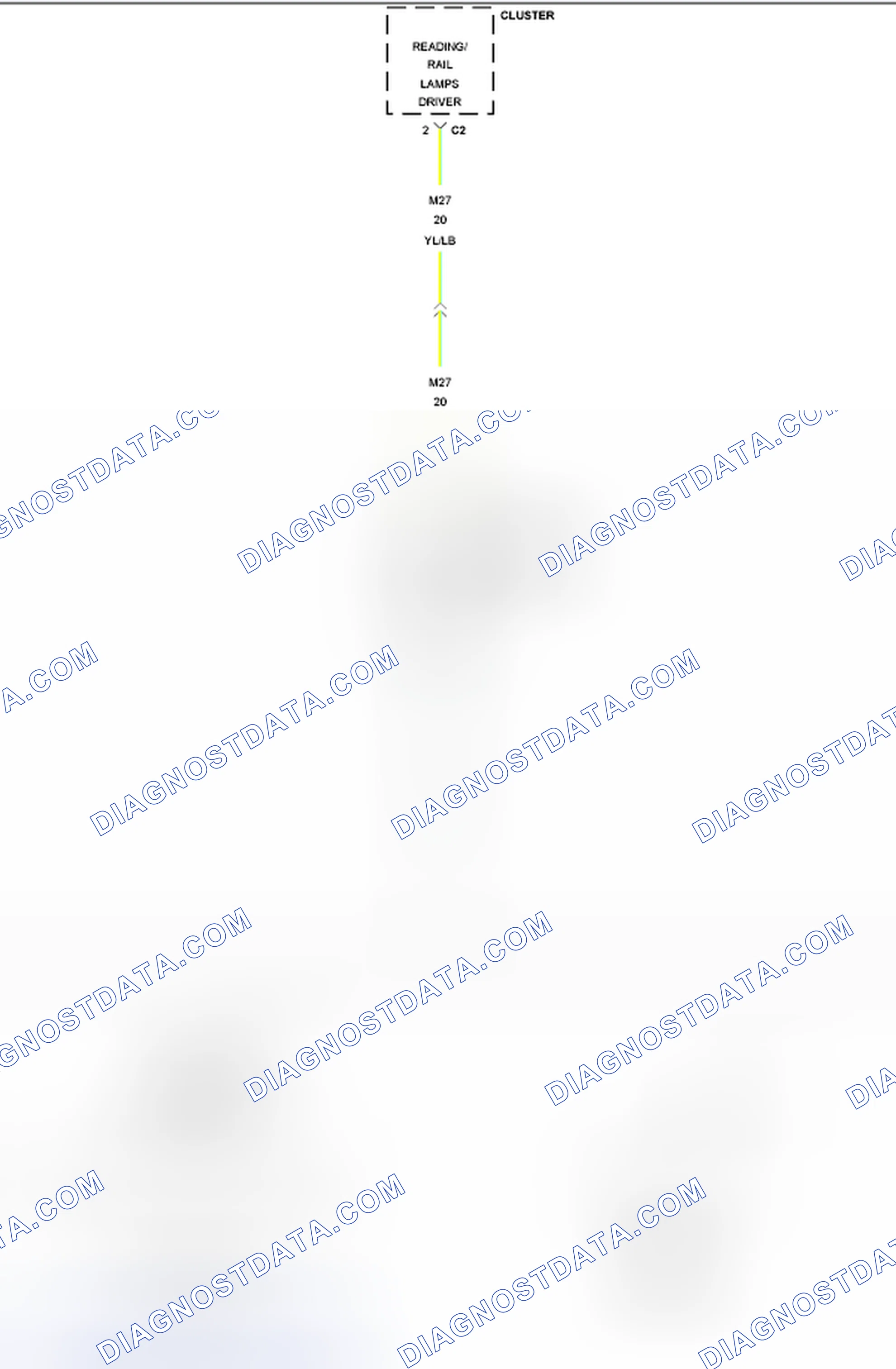 Scheme 61: B161E-READING LAMP CONTROL CIRCUIT