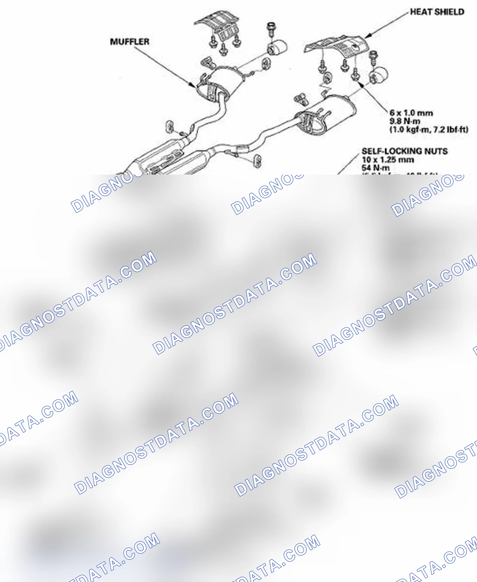 Scheme 9: Exhaust Pipe and Muffler Replacement