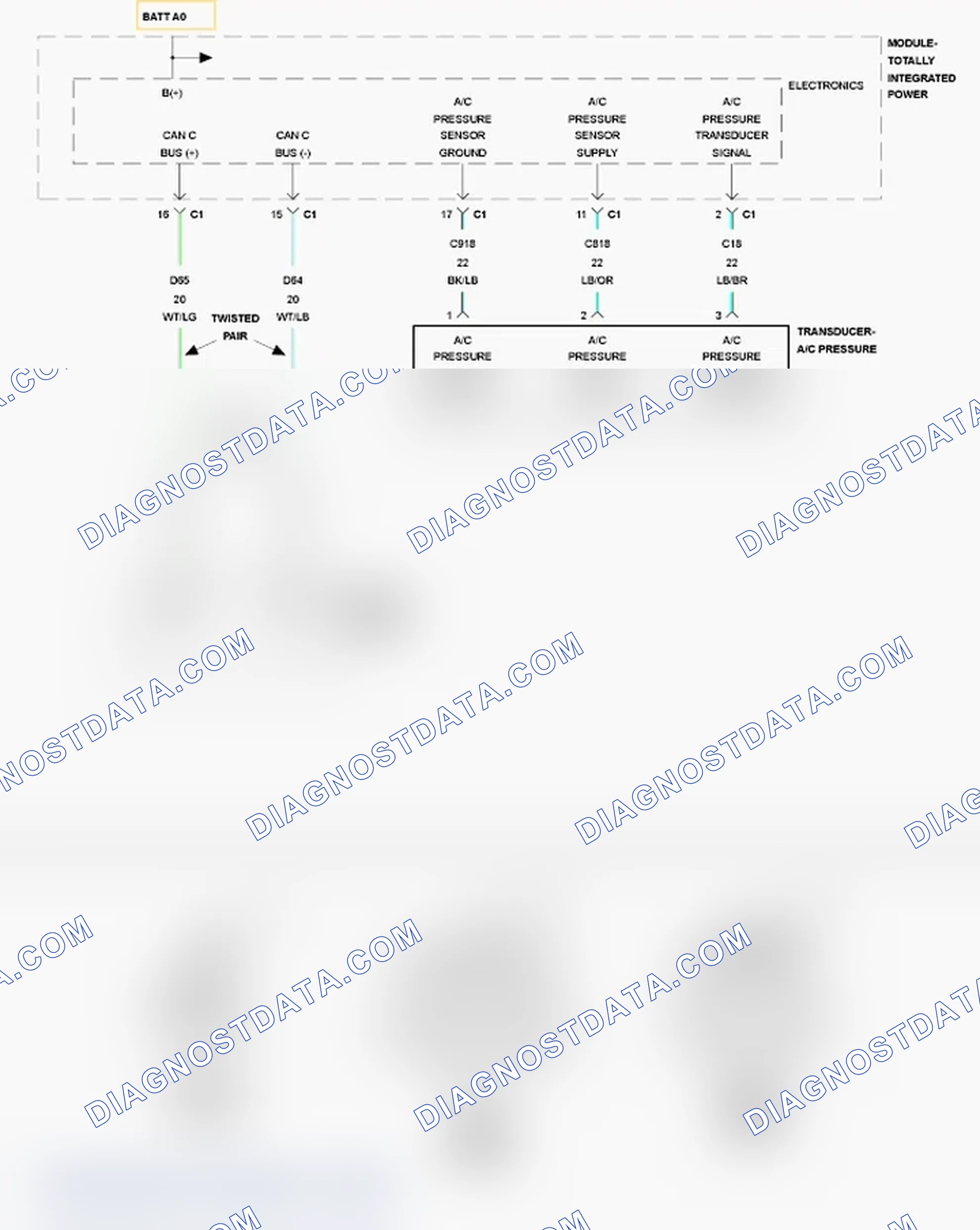 Scheme 271: P0532-A/C PRESSURE SENSOR CIRCUIT LOW