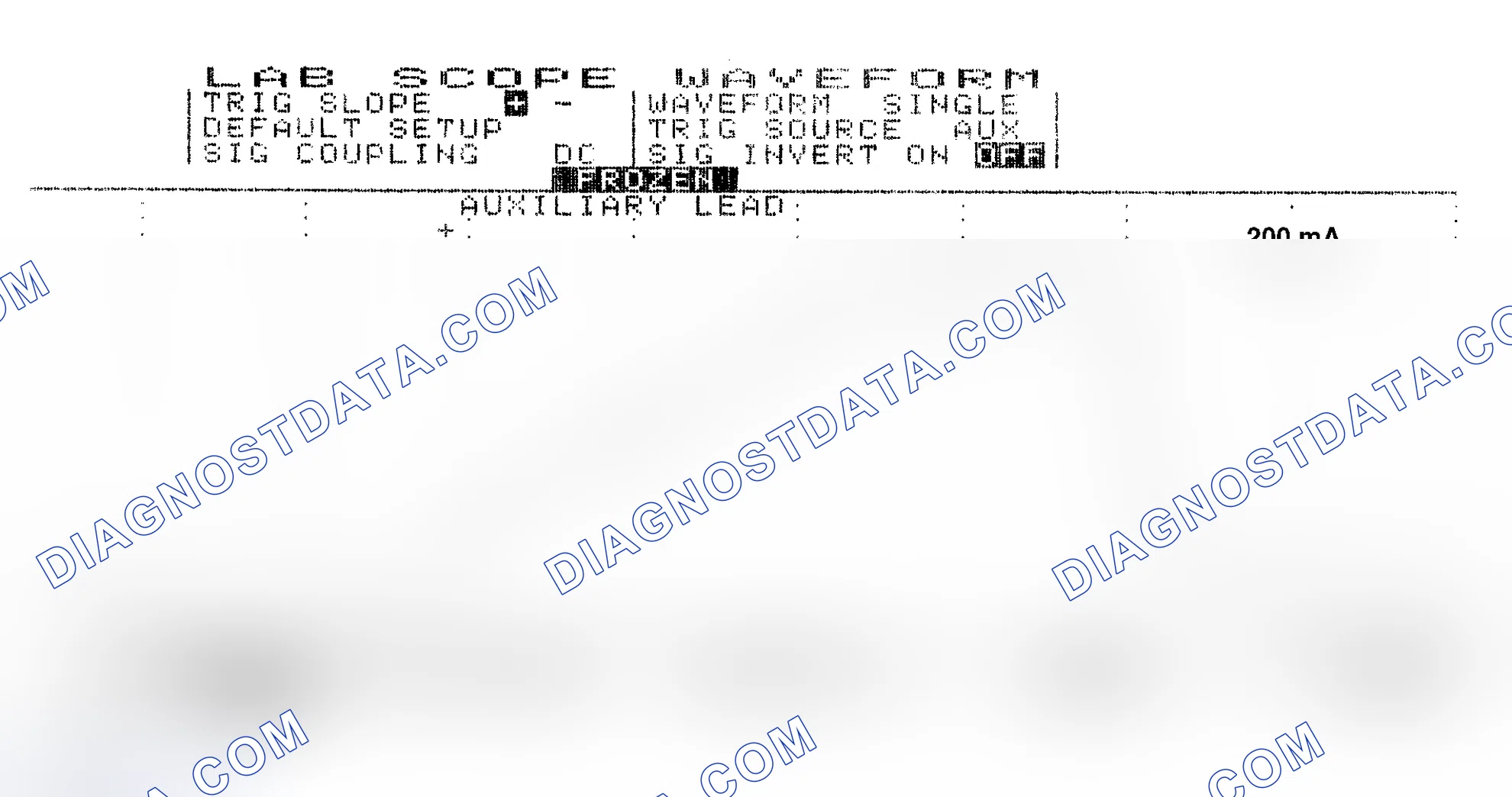 Scheme 13: Single Injector w/Normal Current Flow - Current Pattern
