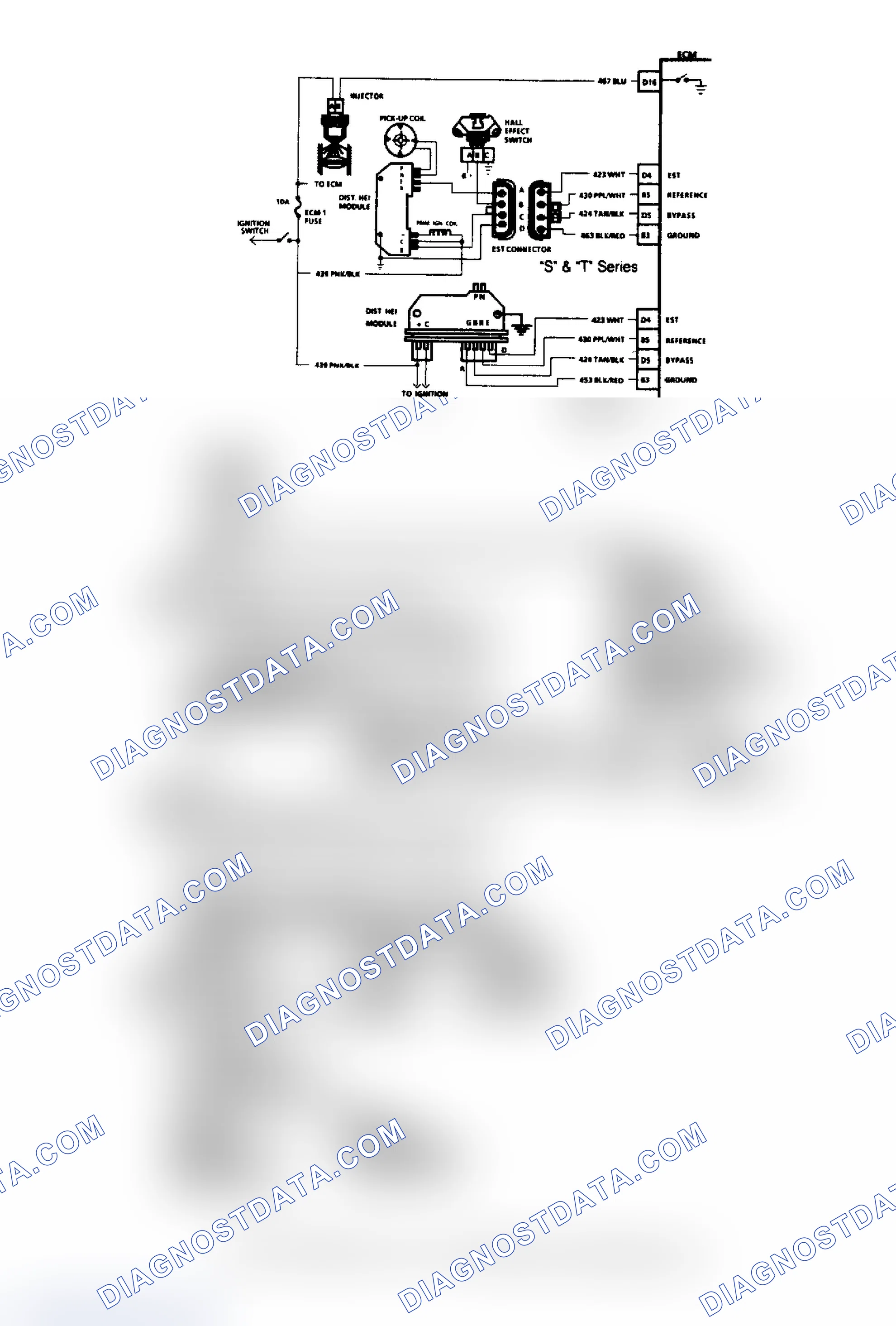 Scheme 56: Chart A4, Injector Circuit Diagnosis (2.5L)